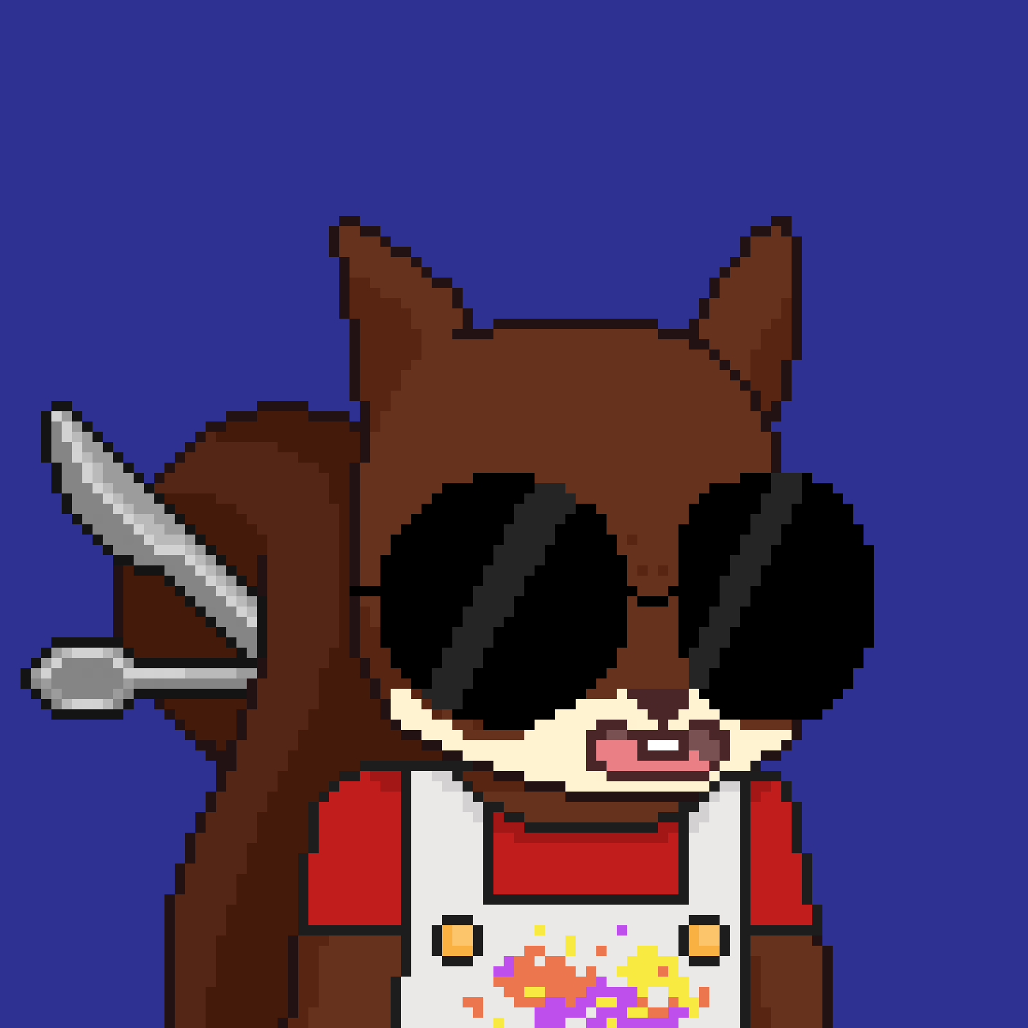 Pixel Squirrels #1205 NFT on Algorand