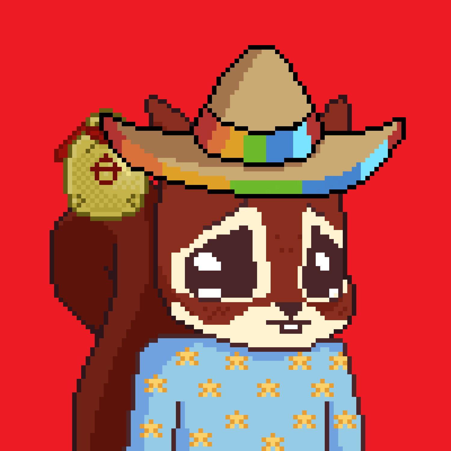 Pixel Squirrels #1206 NFT on Algorand