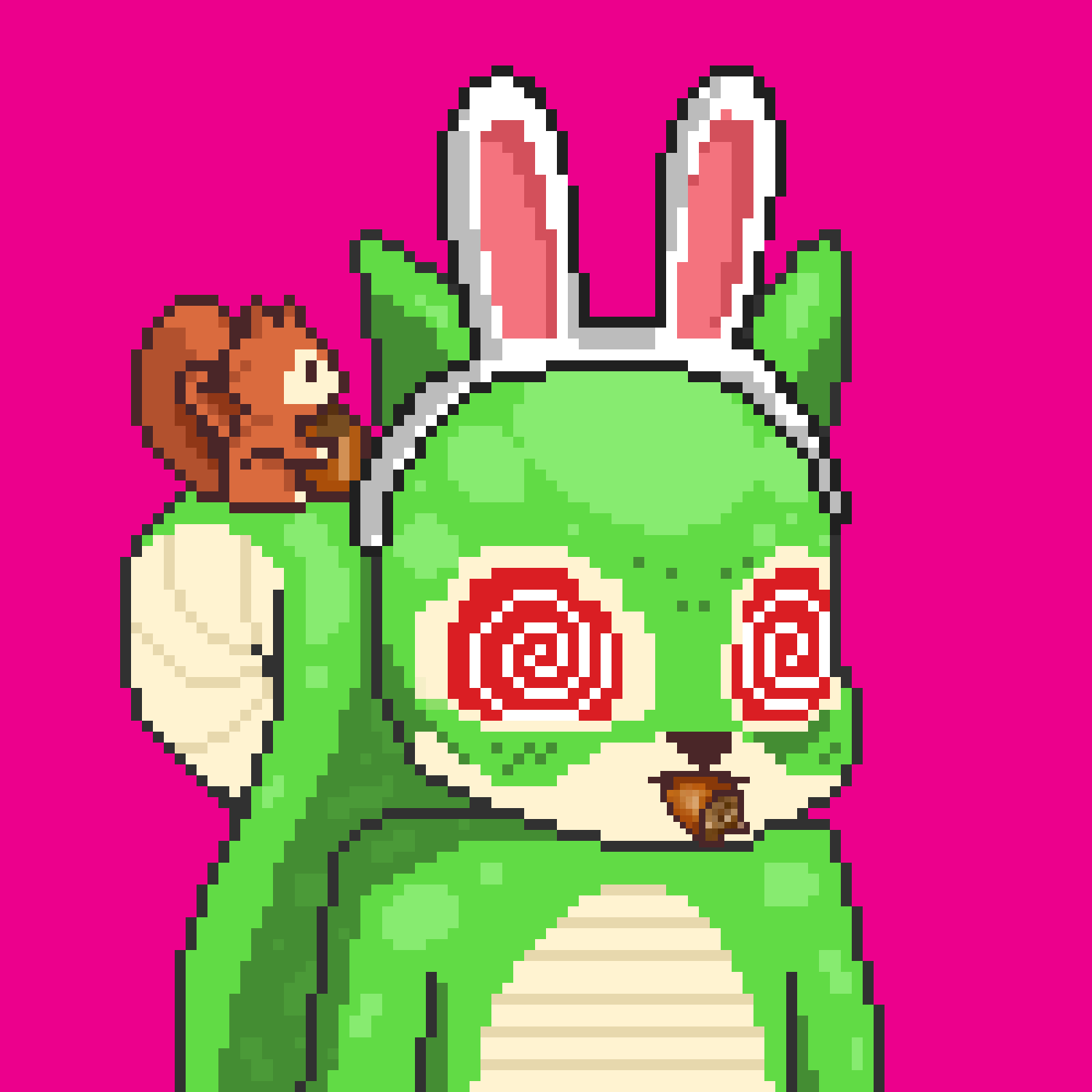 Pixel Squirrels #121 NFT on Algorand