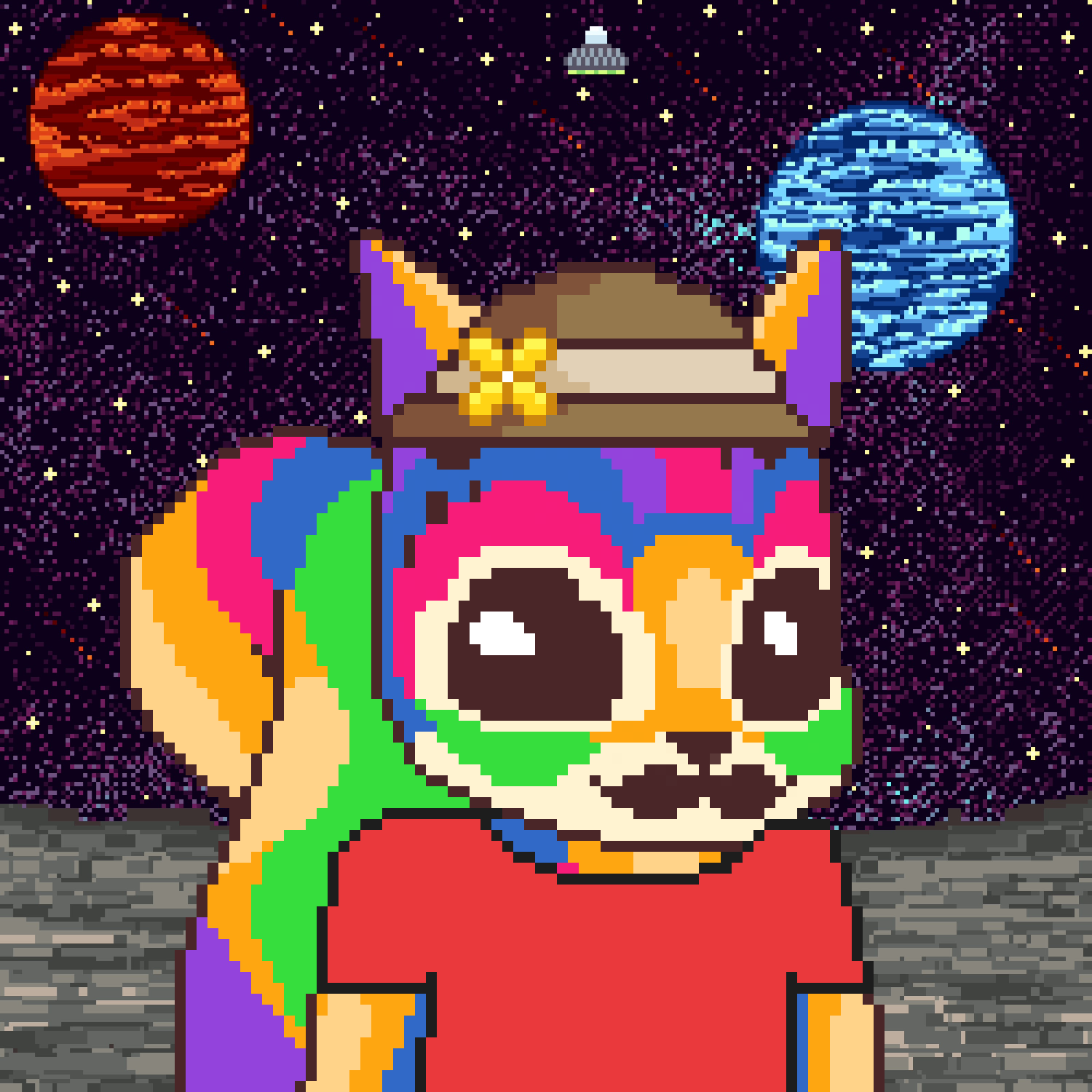 Pixel Squirrels #1218 NFT on Algorand