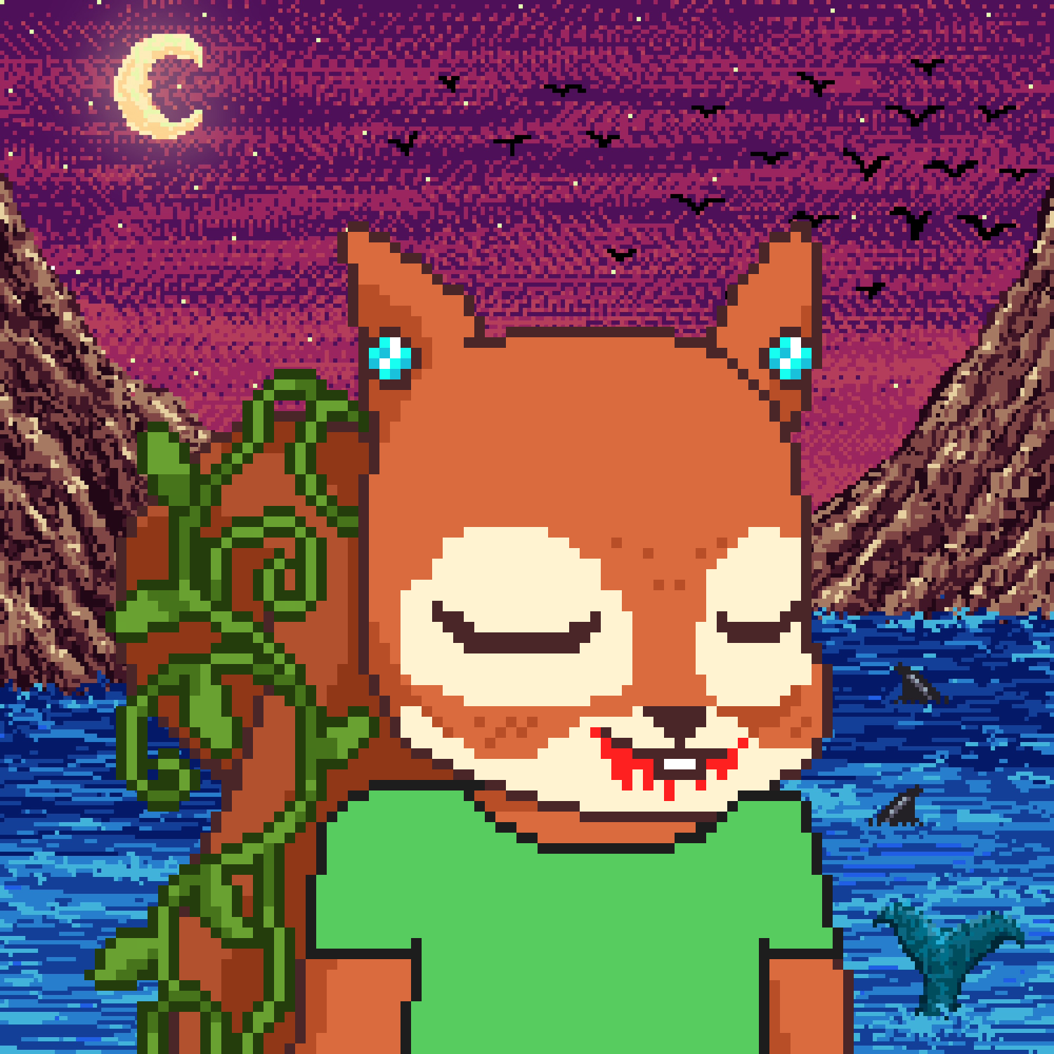 Pixel Squirrels #1221 NFT on Algorand