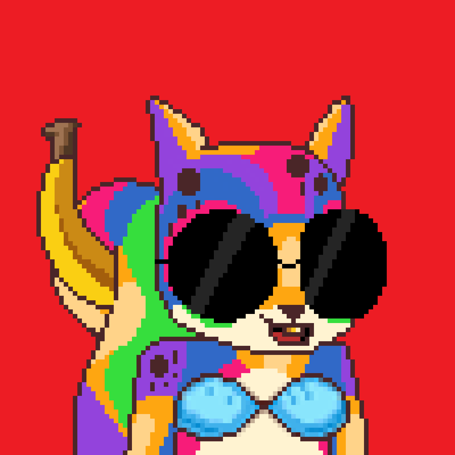 Pixel Squirrels #1236 NFT on Algorand