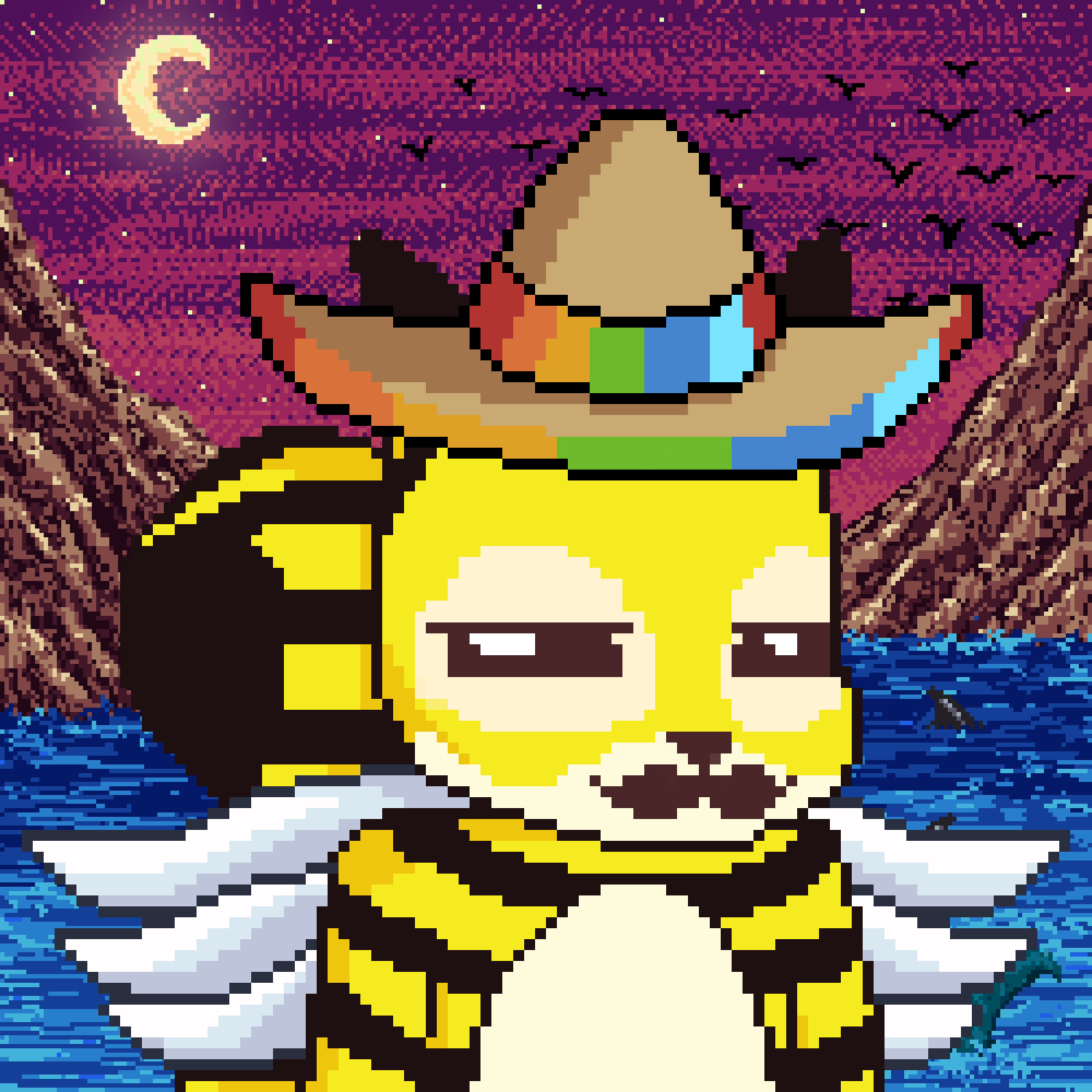 Pixel Squirrels #124 NFT on Algorand