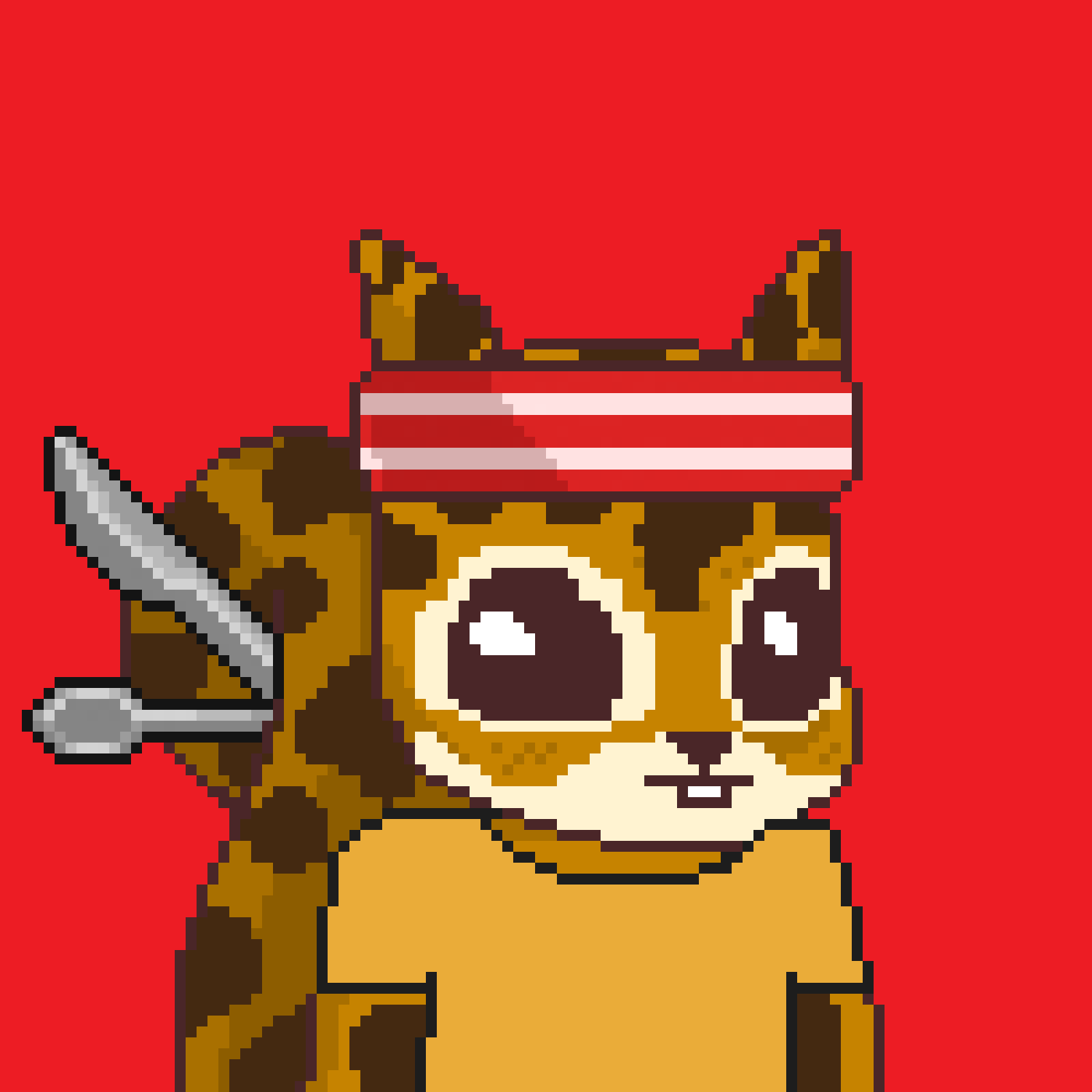 Pixel Squirrels #125 NFT on Algorand