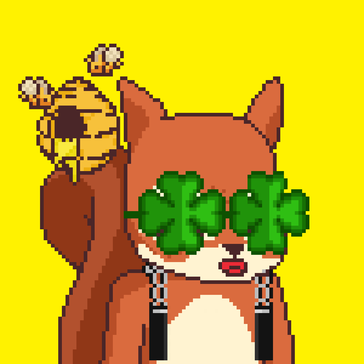 Pixel Squirrels #1254 NFT on Algorand