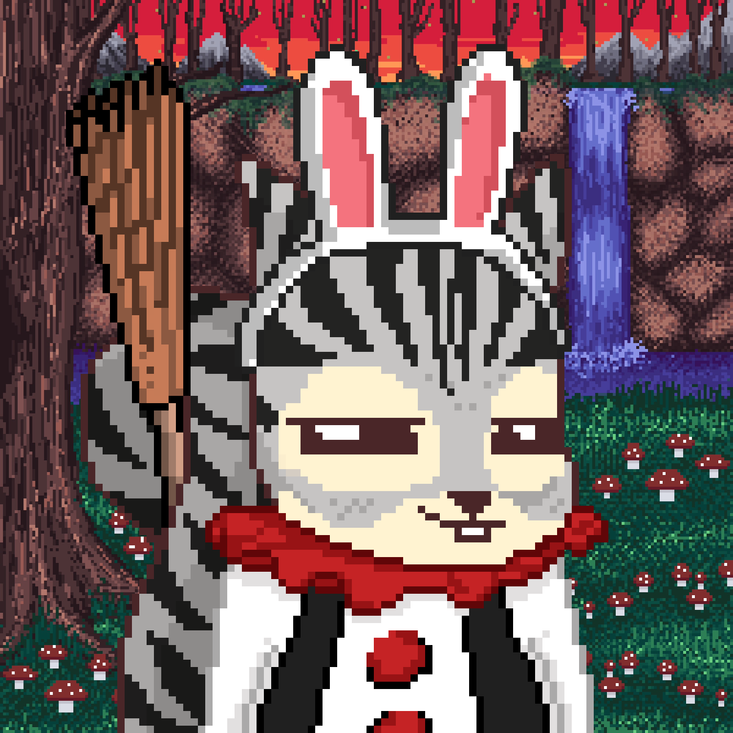 Pixel Squirrels #1275 NFT on Algorand