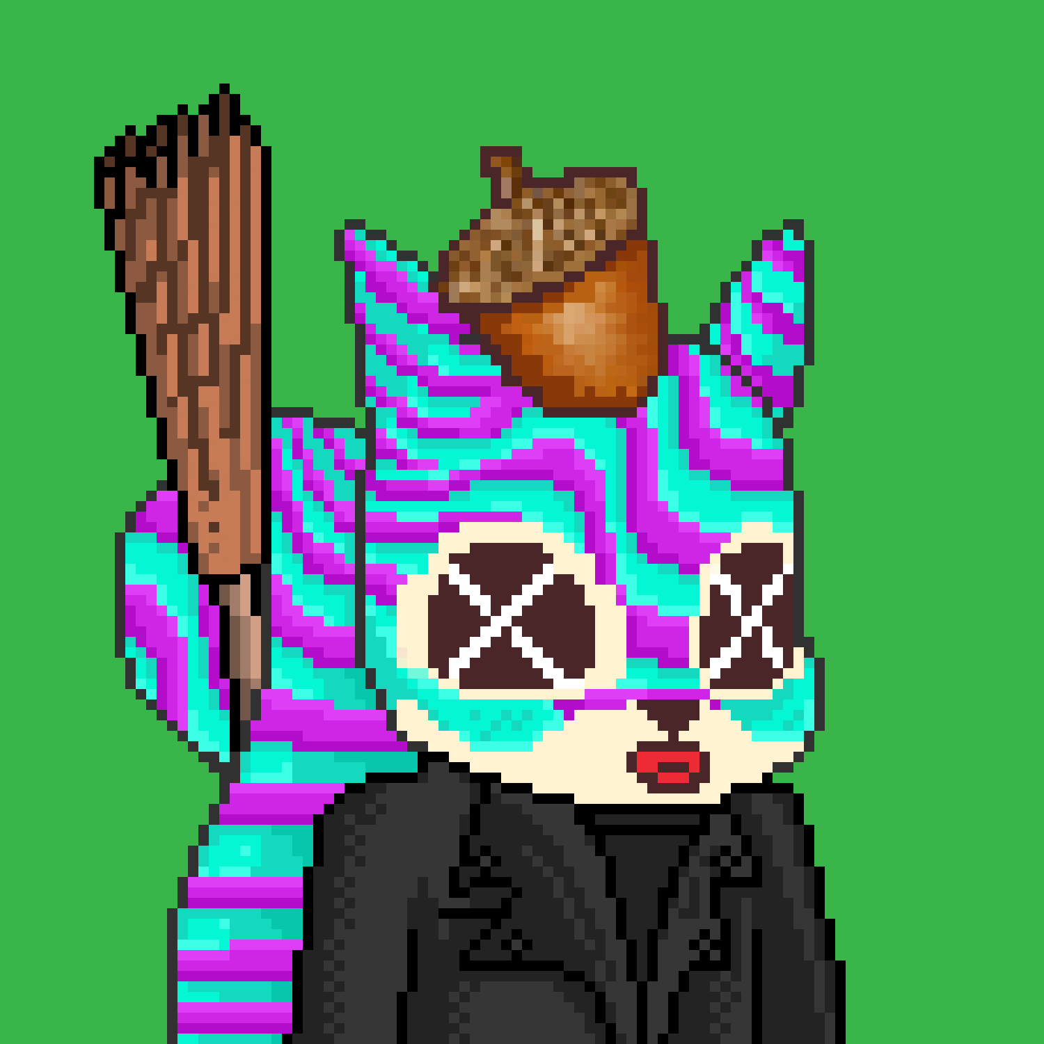 Pixel Squirrels #128 NFT on Algorand