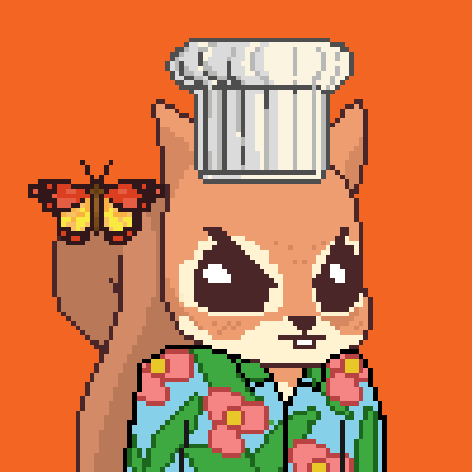 Pixel Squirrels #1301 NFT on Algorand