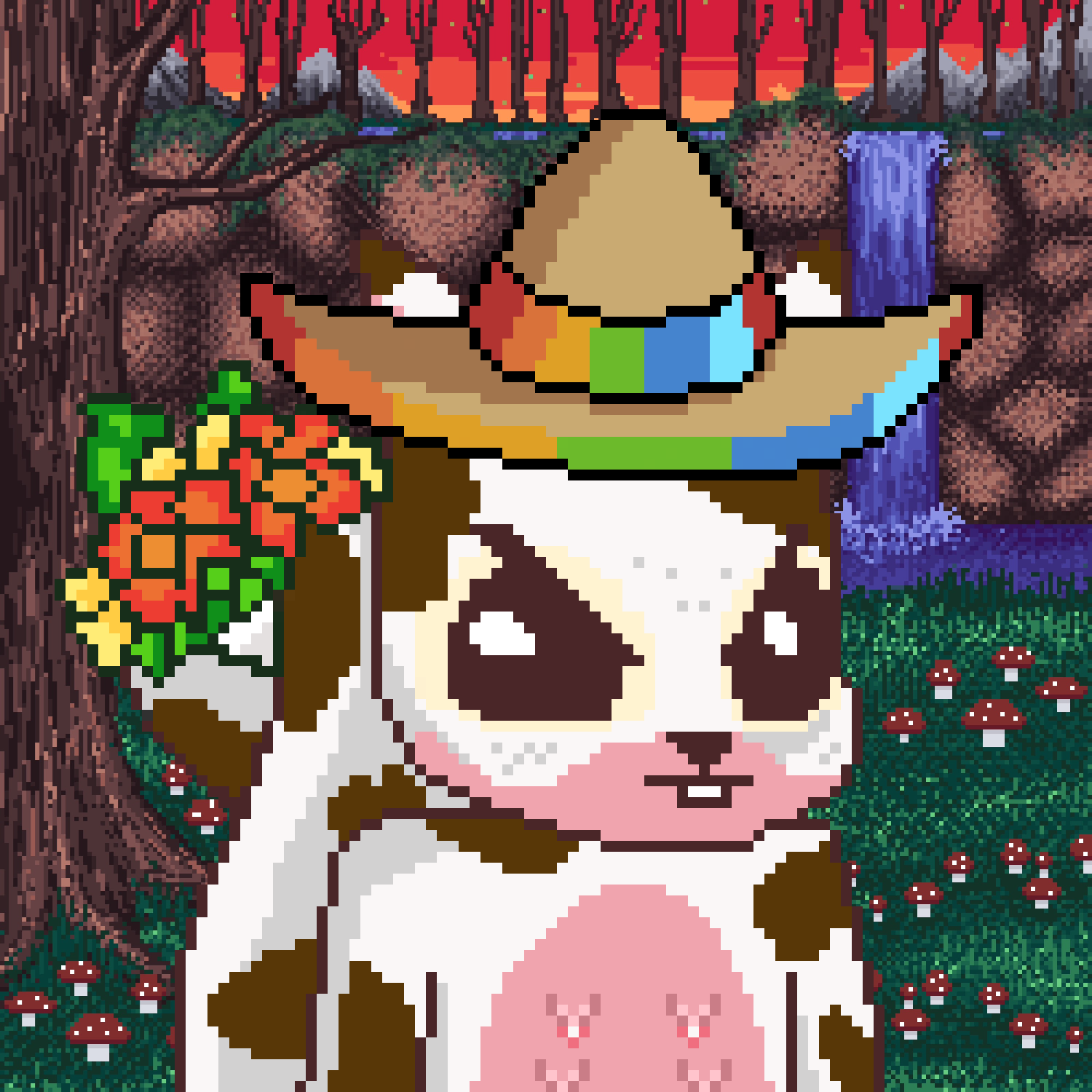 Pixel Squirrels #1302 NFT on Algorand