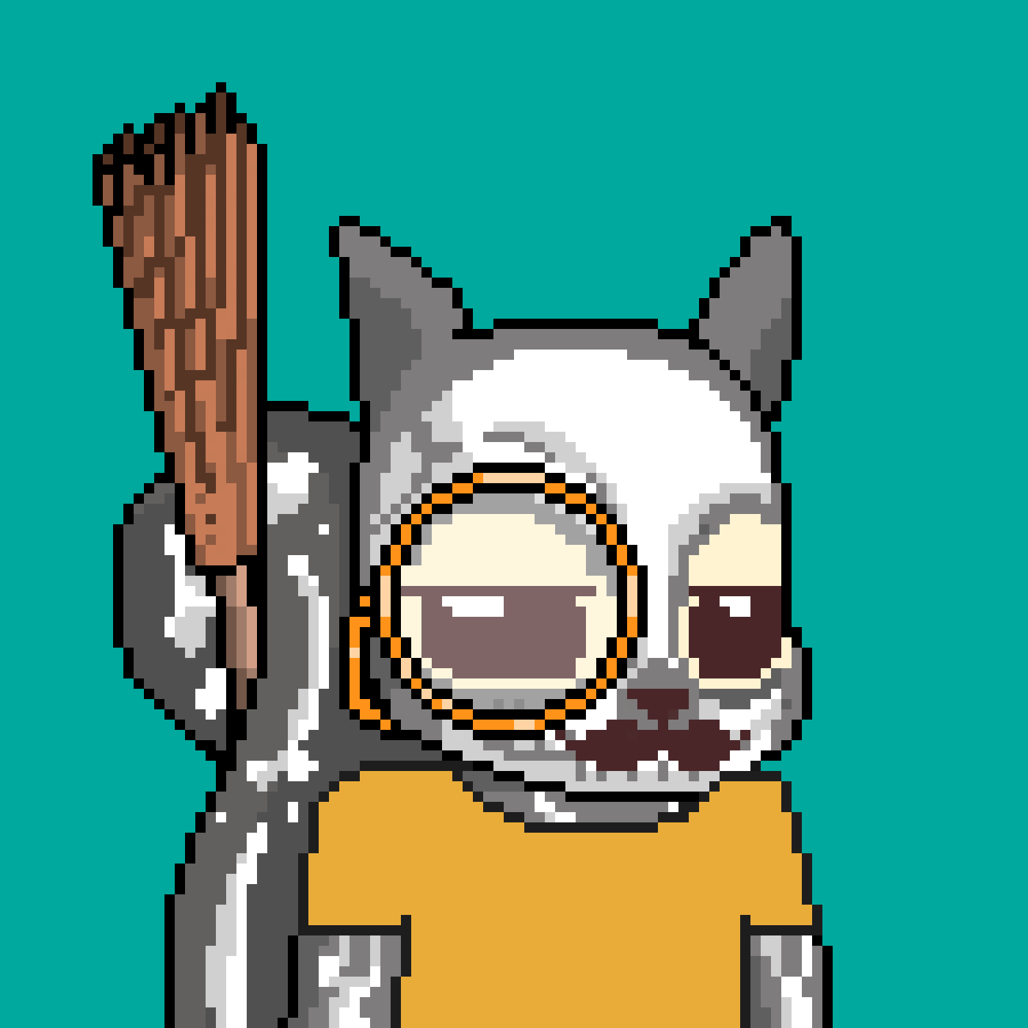 Pixel Squirrels #131 NFT on Algorand