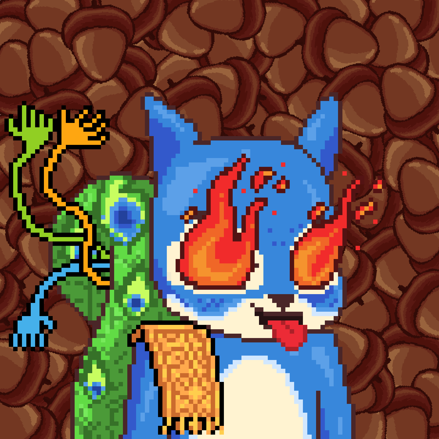 Pixel Squirrels #1317 NFT on Algorand