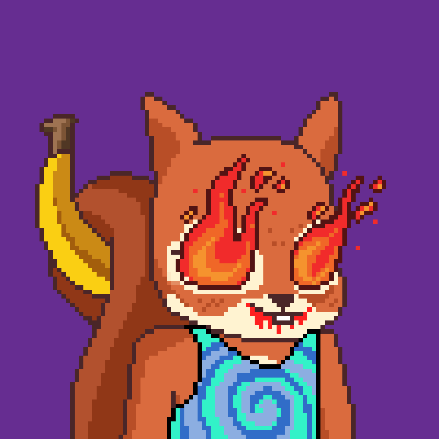 Pixel Squirrels #1320 NFT on Algorand