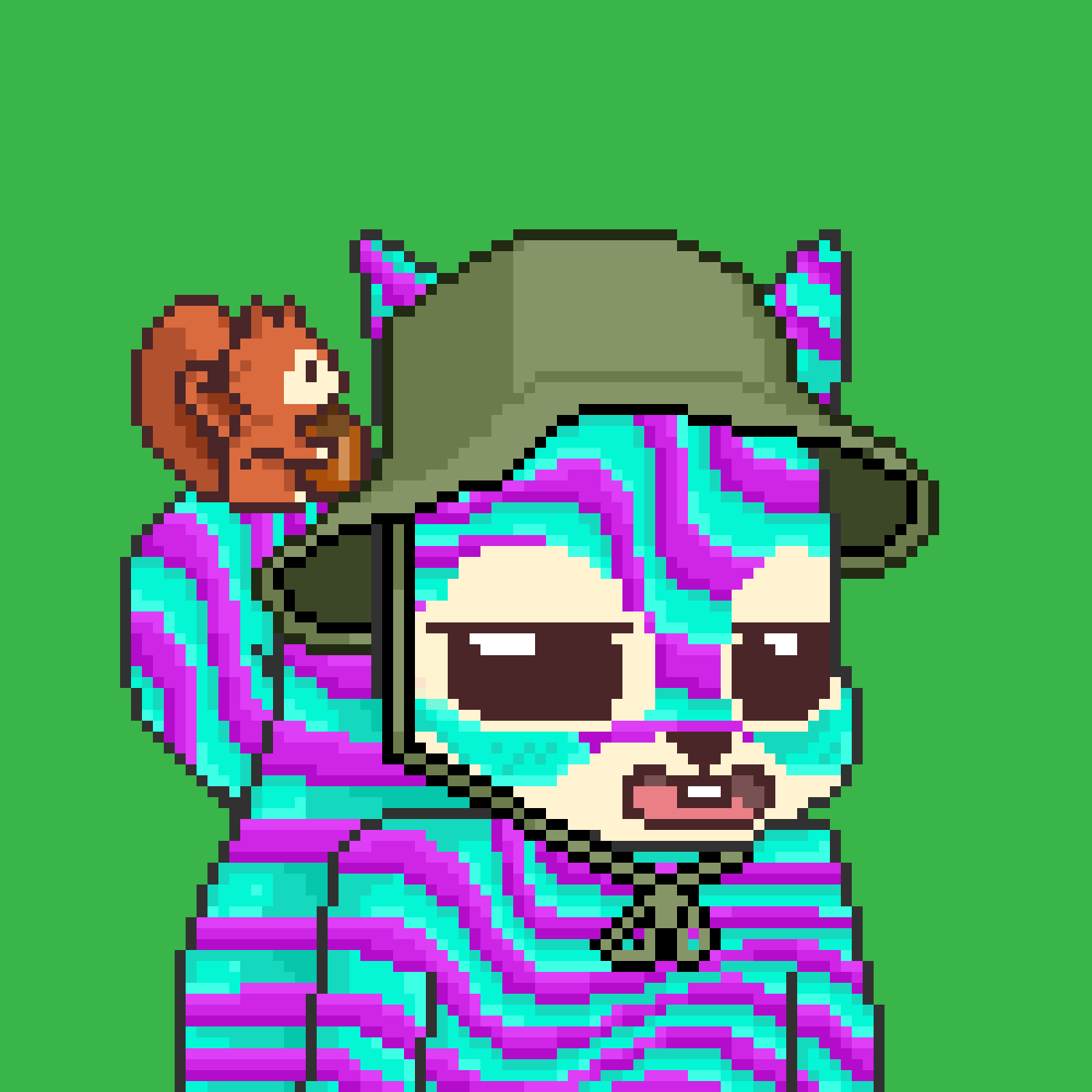 Pixel Squirrels #1331 NFT on Algorand