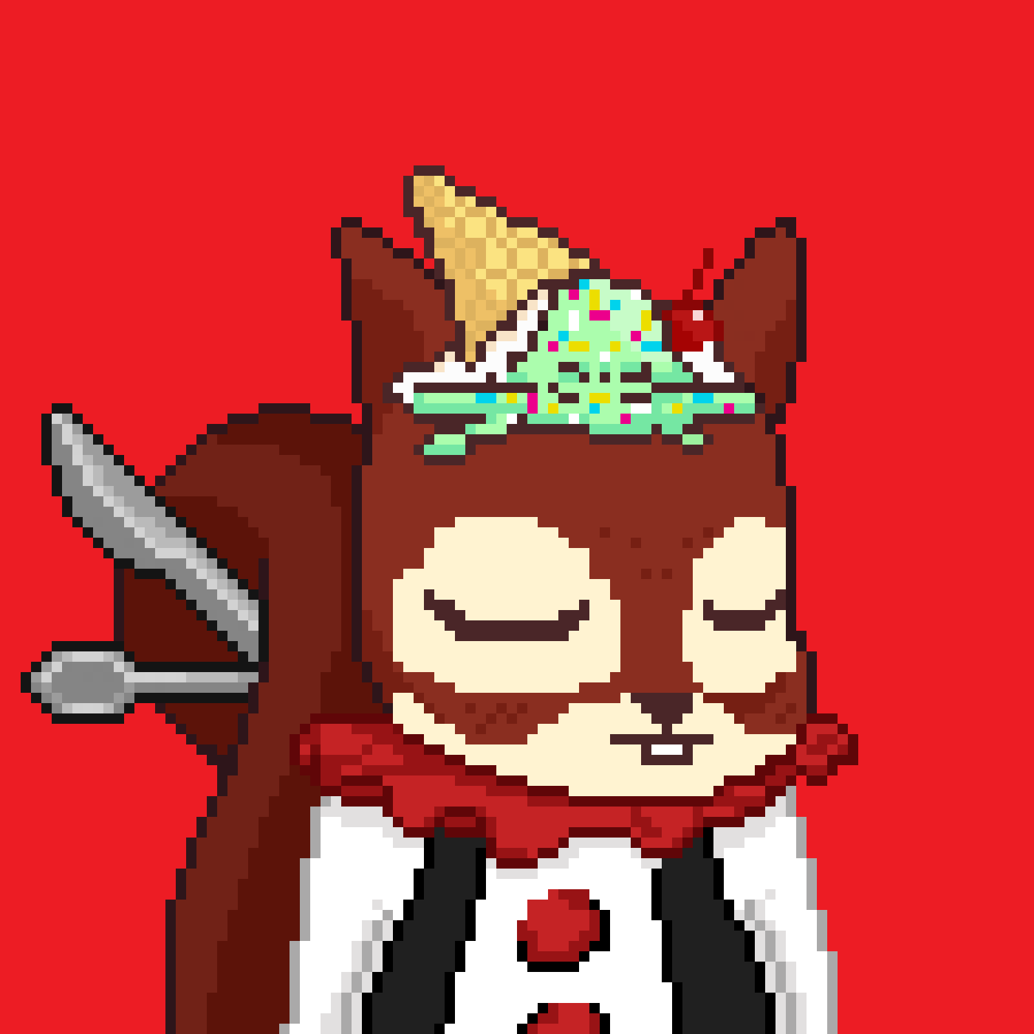 Pixel Squirrels #1341 NFT on Algorand