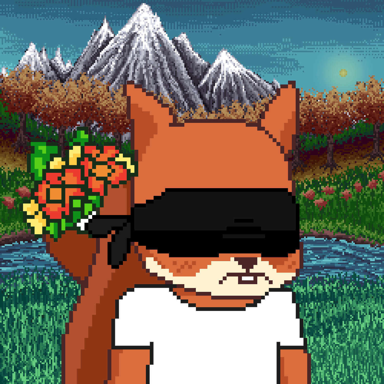 Pixel Squirrels #1350 NFT on Algorand