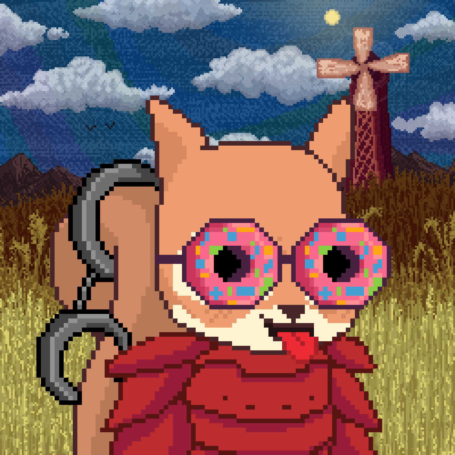 Pixel Squirrels #1360 NFT on Algorand