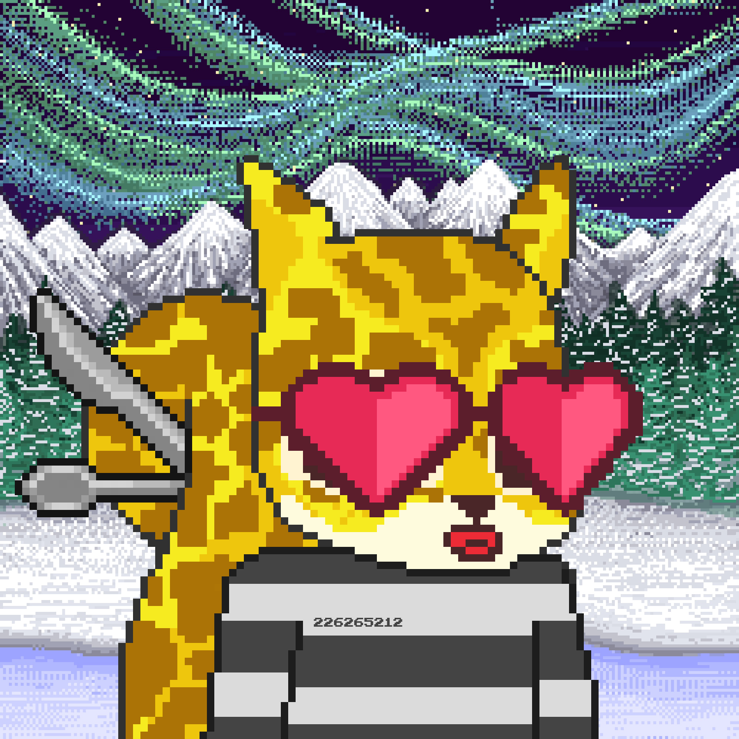 Pixel Squirrels #1363 NFT on Algorand