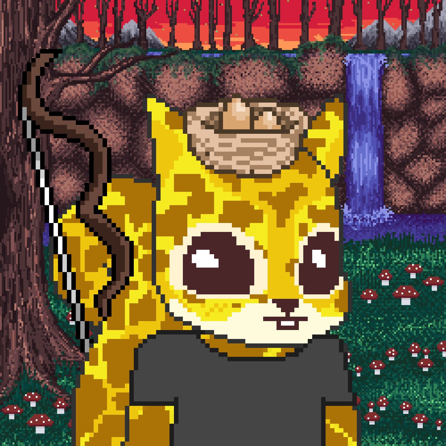 Pixel Squirrels #1364 NFT on Algorand