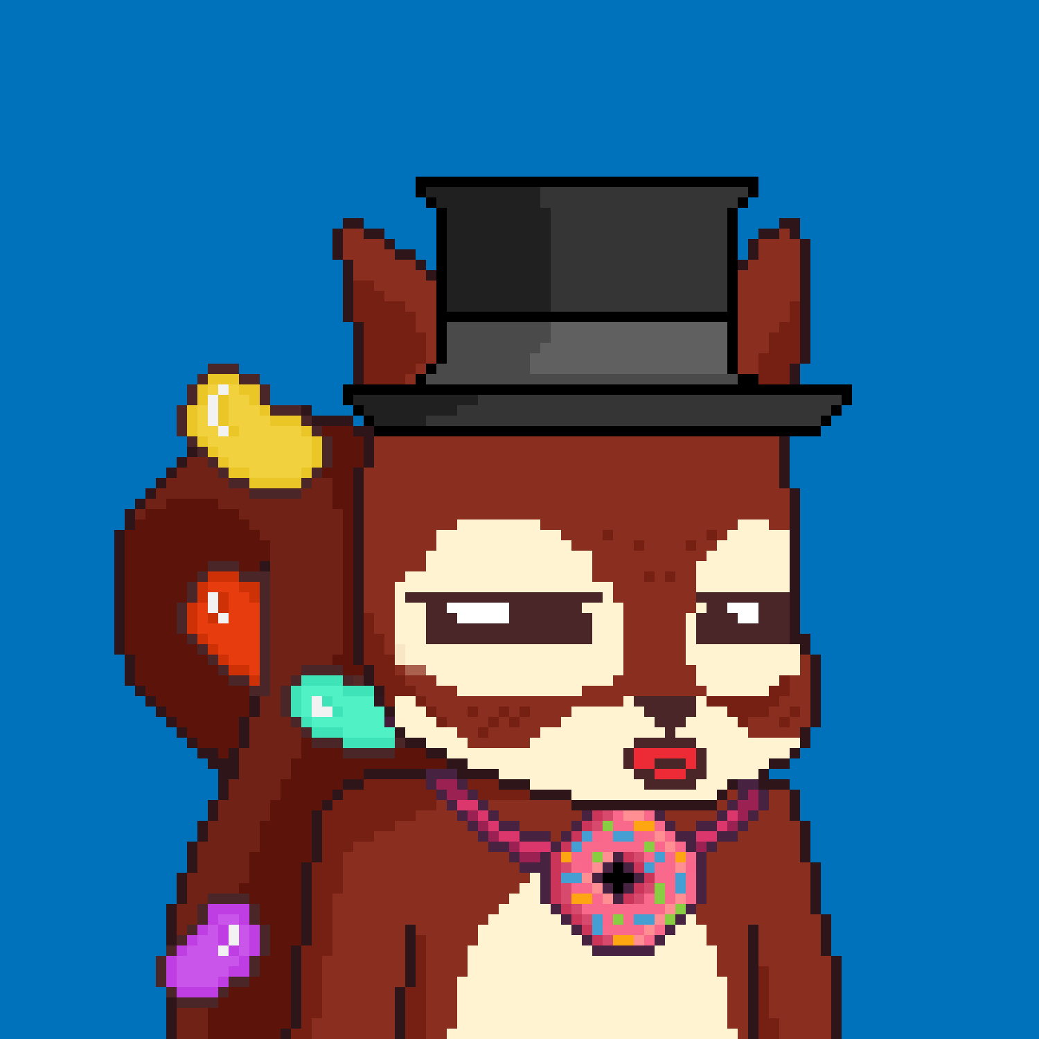 Pixel Squirrels #1383 NFT on Algorand