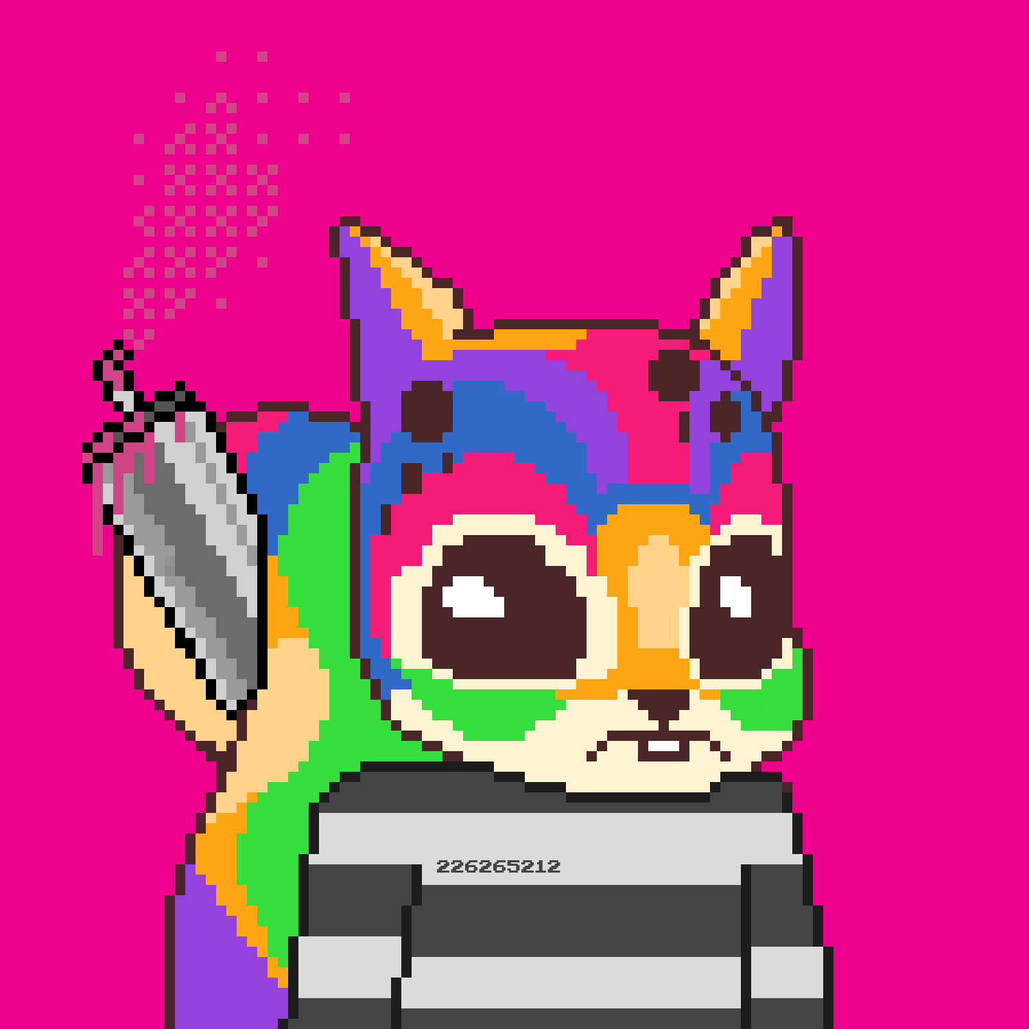 Pixel Squirrels #1387 NFT on Algorand