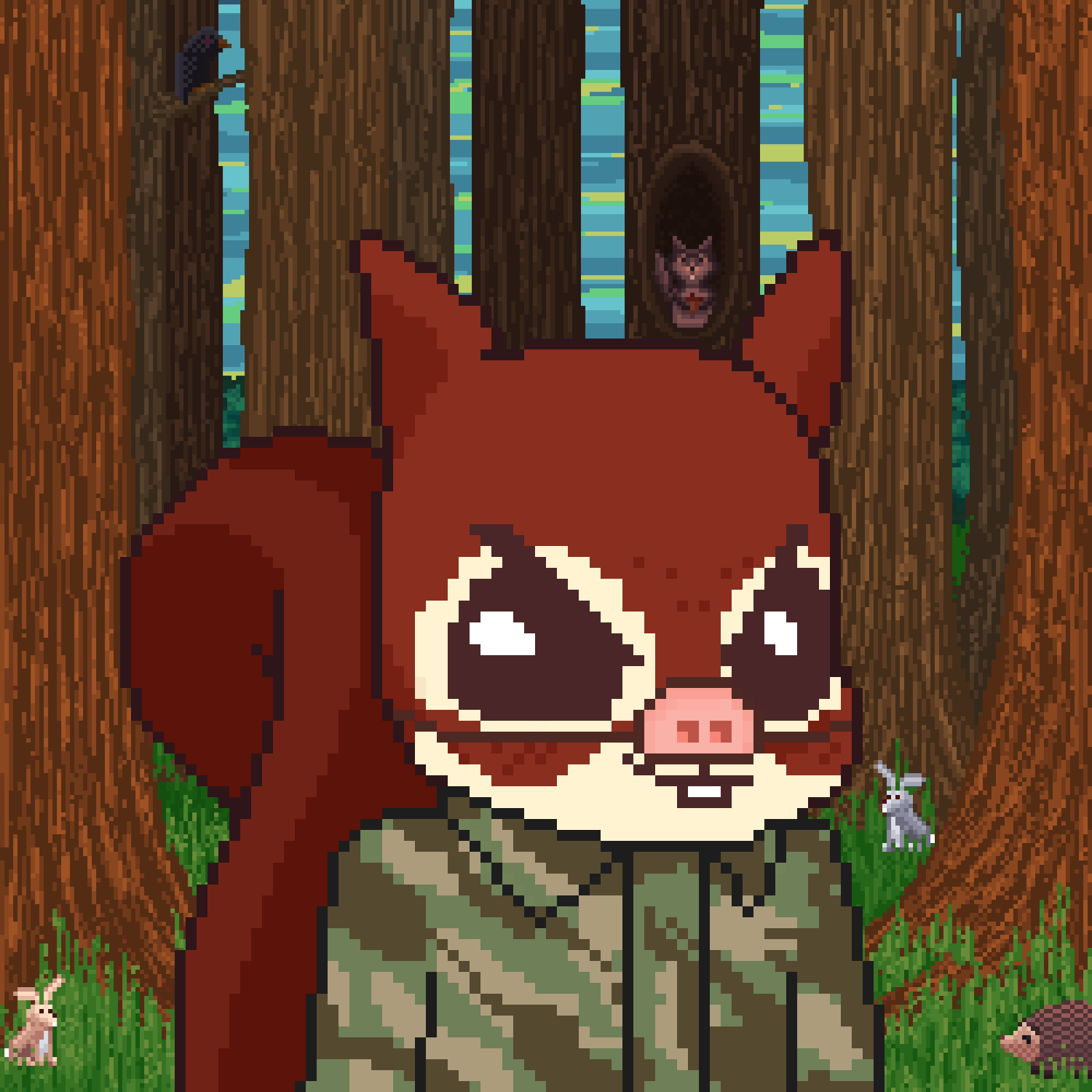 Pixel Squirrels #139 NFT on Algorand