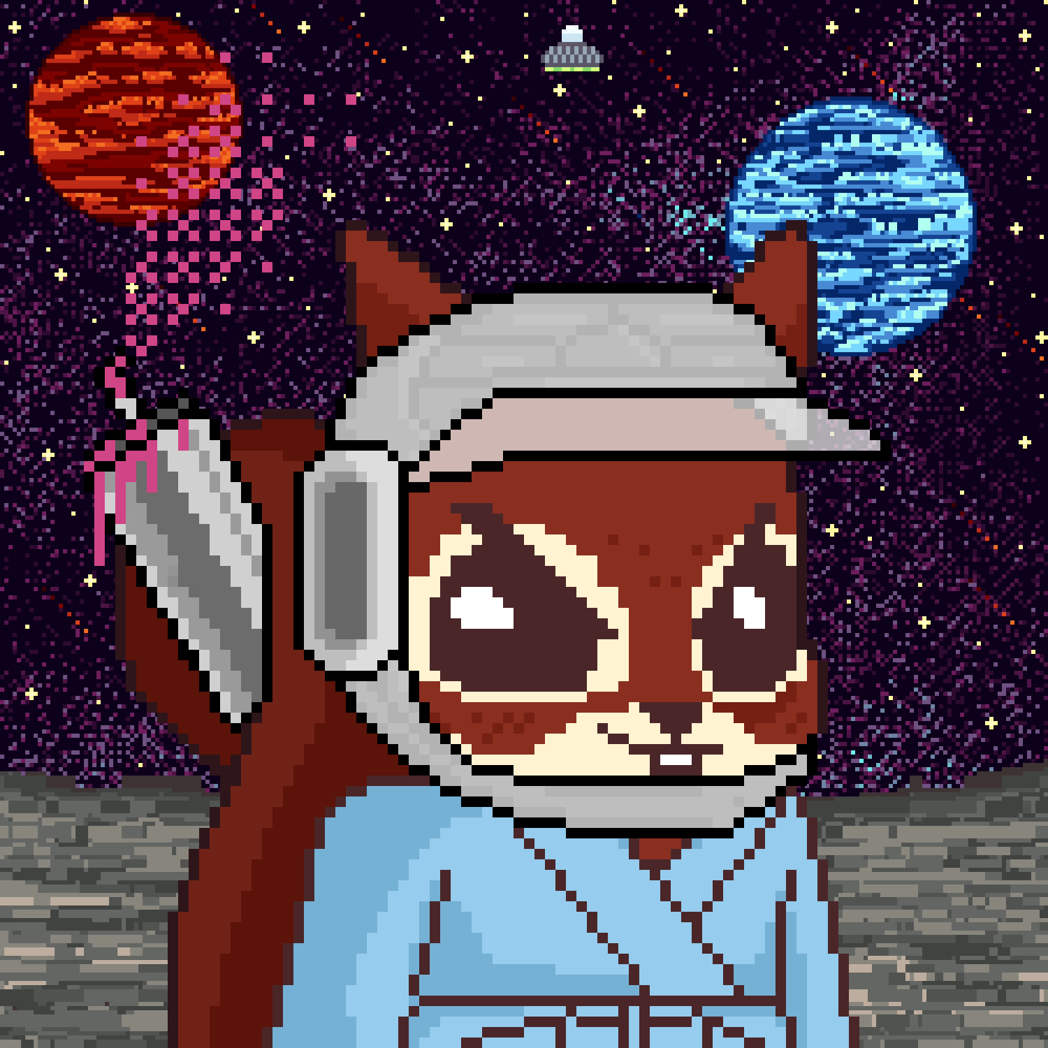 Pixel Squirrels #1395 NFT on Algorand