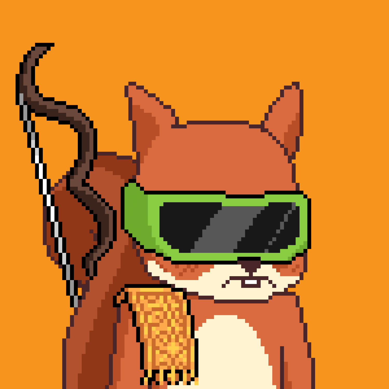 Pixel Squirrels #1396 NFT on Algorand