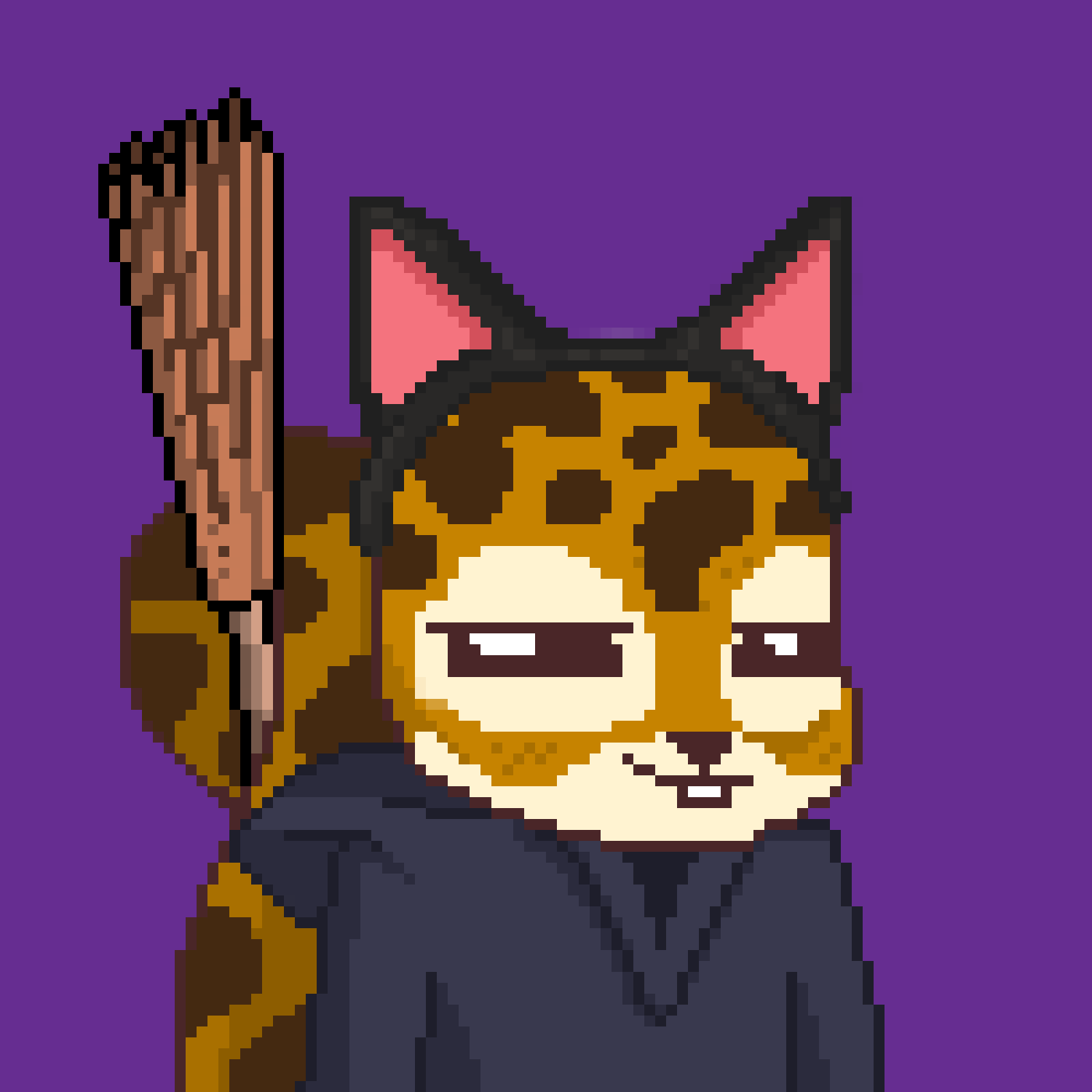 Pixel Squirrels #1406 NFT on Algorand