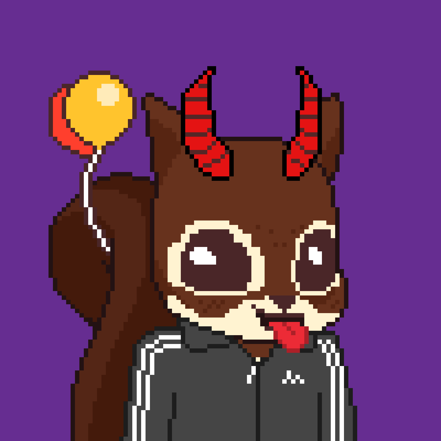 Pixel Squirrels #1414 NFT on Algorand