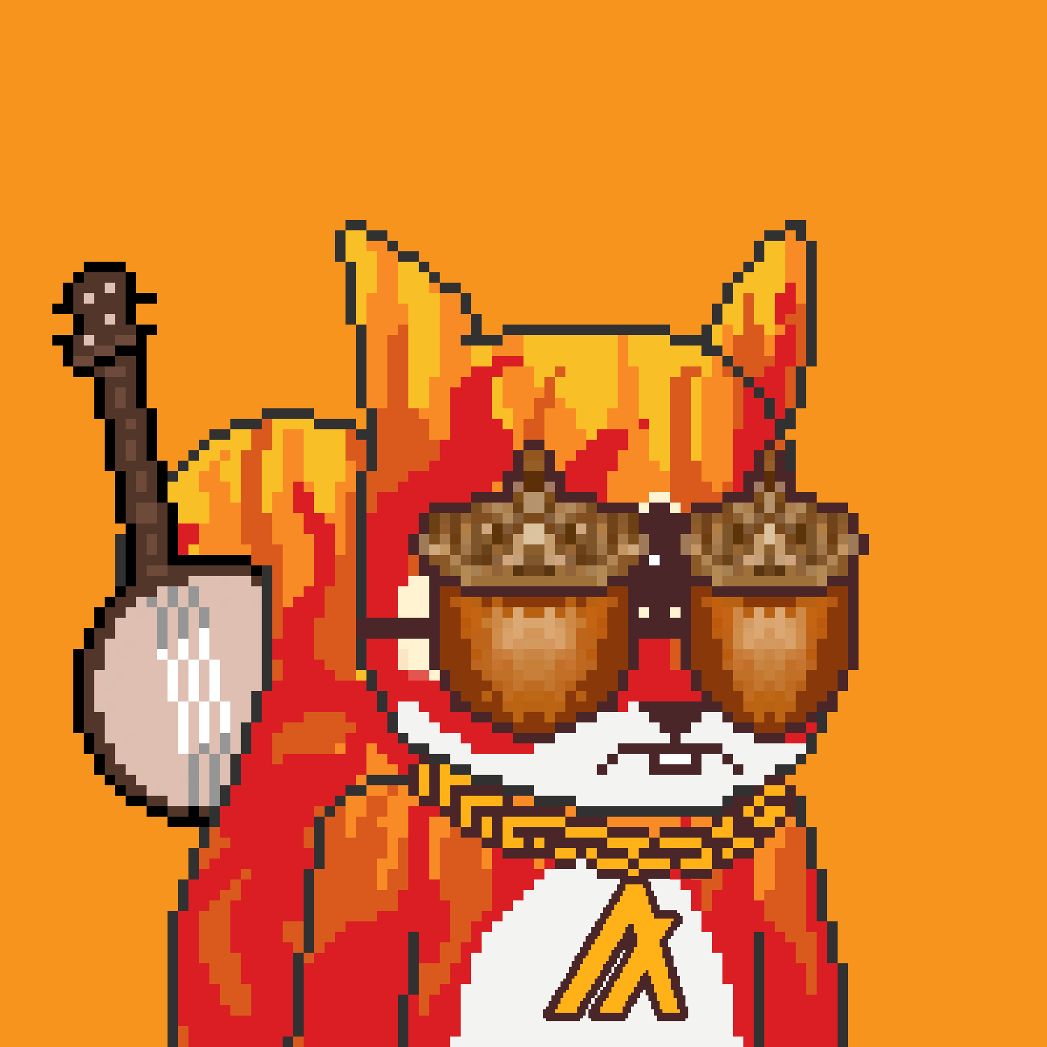 Pixel Squirrels #1424 NFT on Algorand