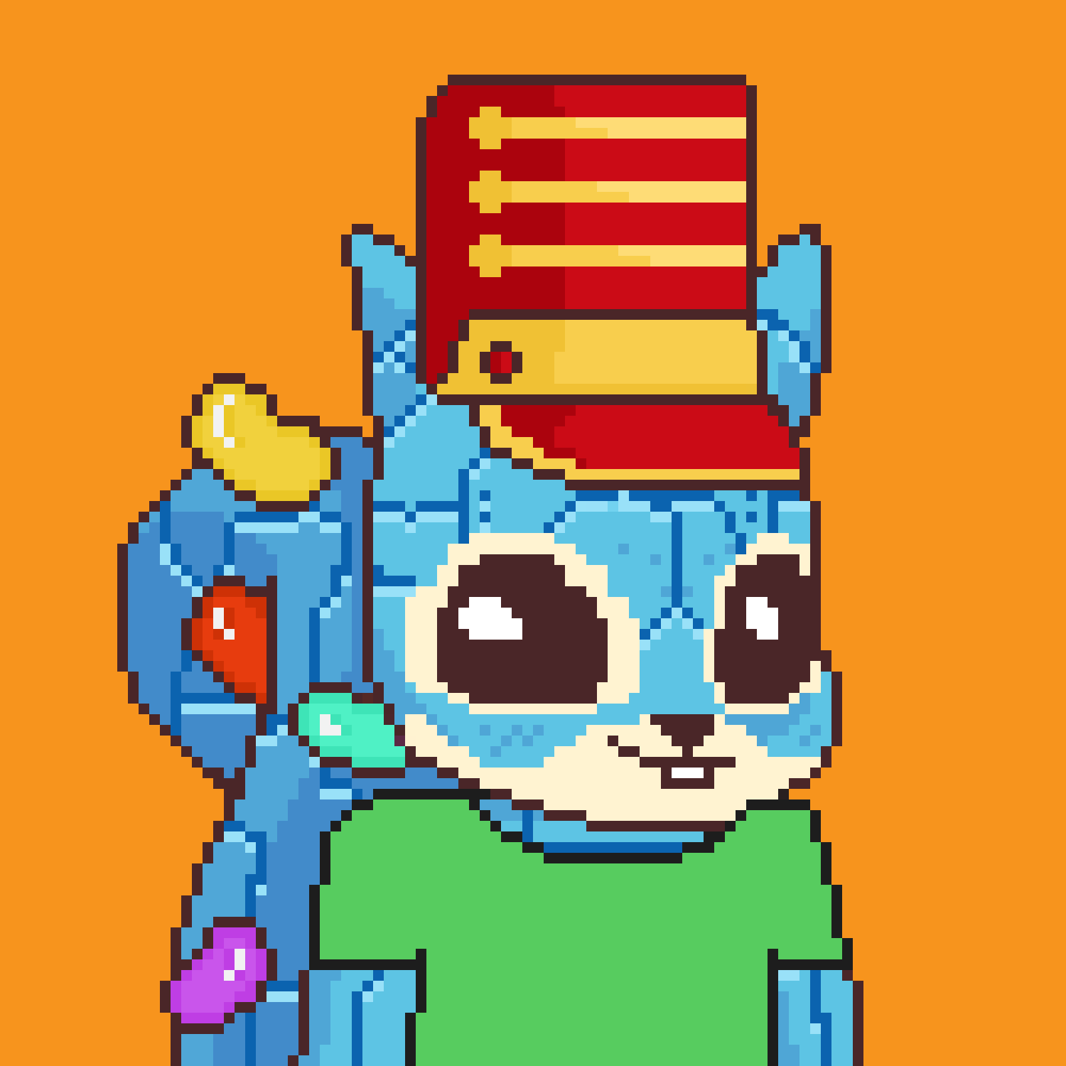 Pixel Squirrels #1443 NFT on Algorand