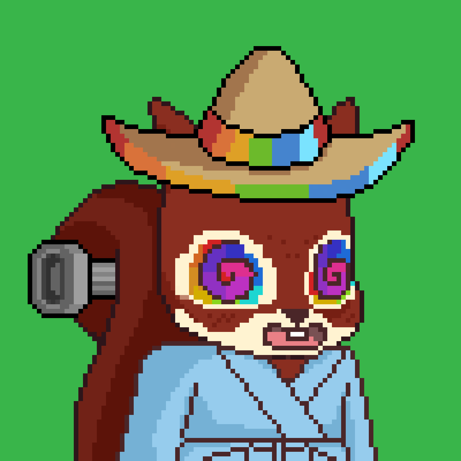 Pixel Squirrels #1447 NFT on Algorand