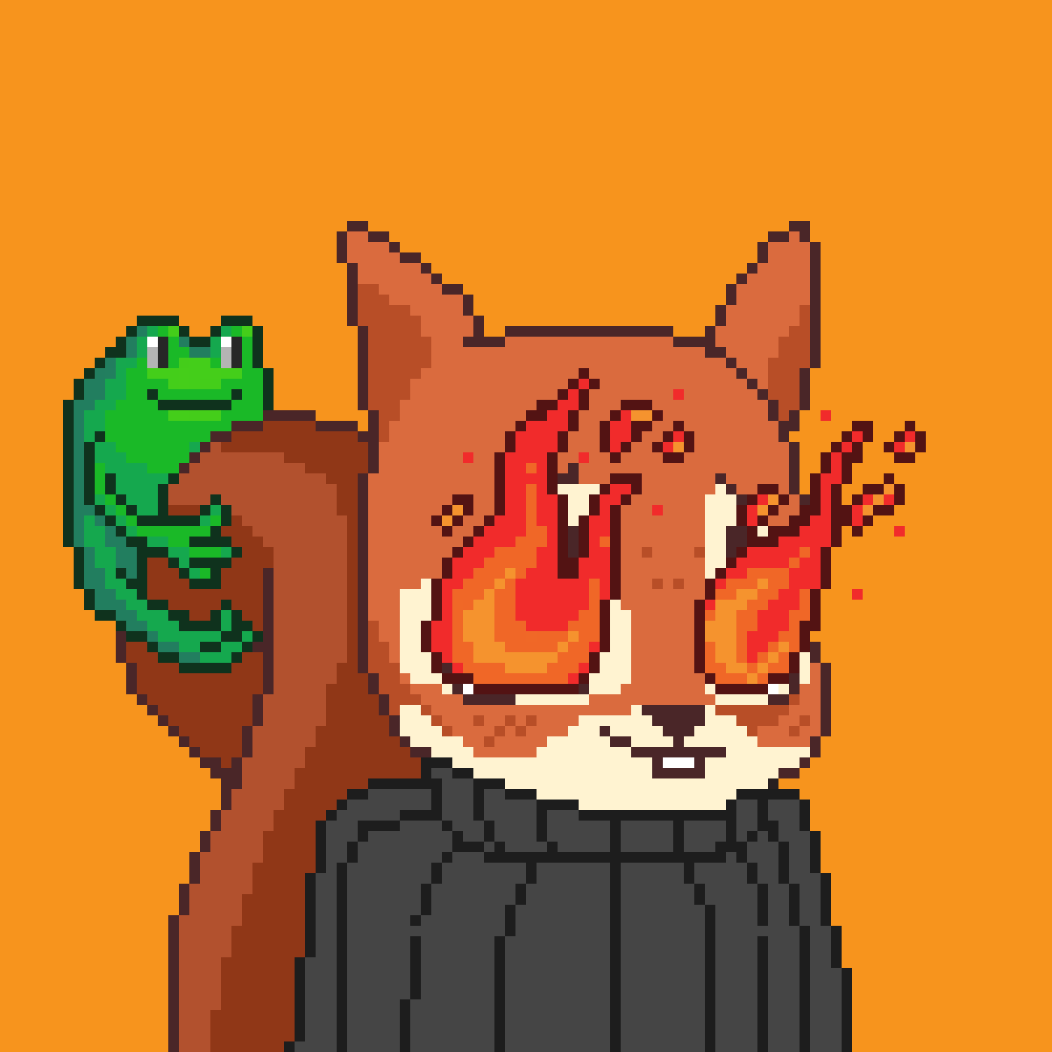 Pixel Squirrels #1455 NFT on Algorand