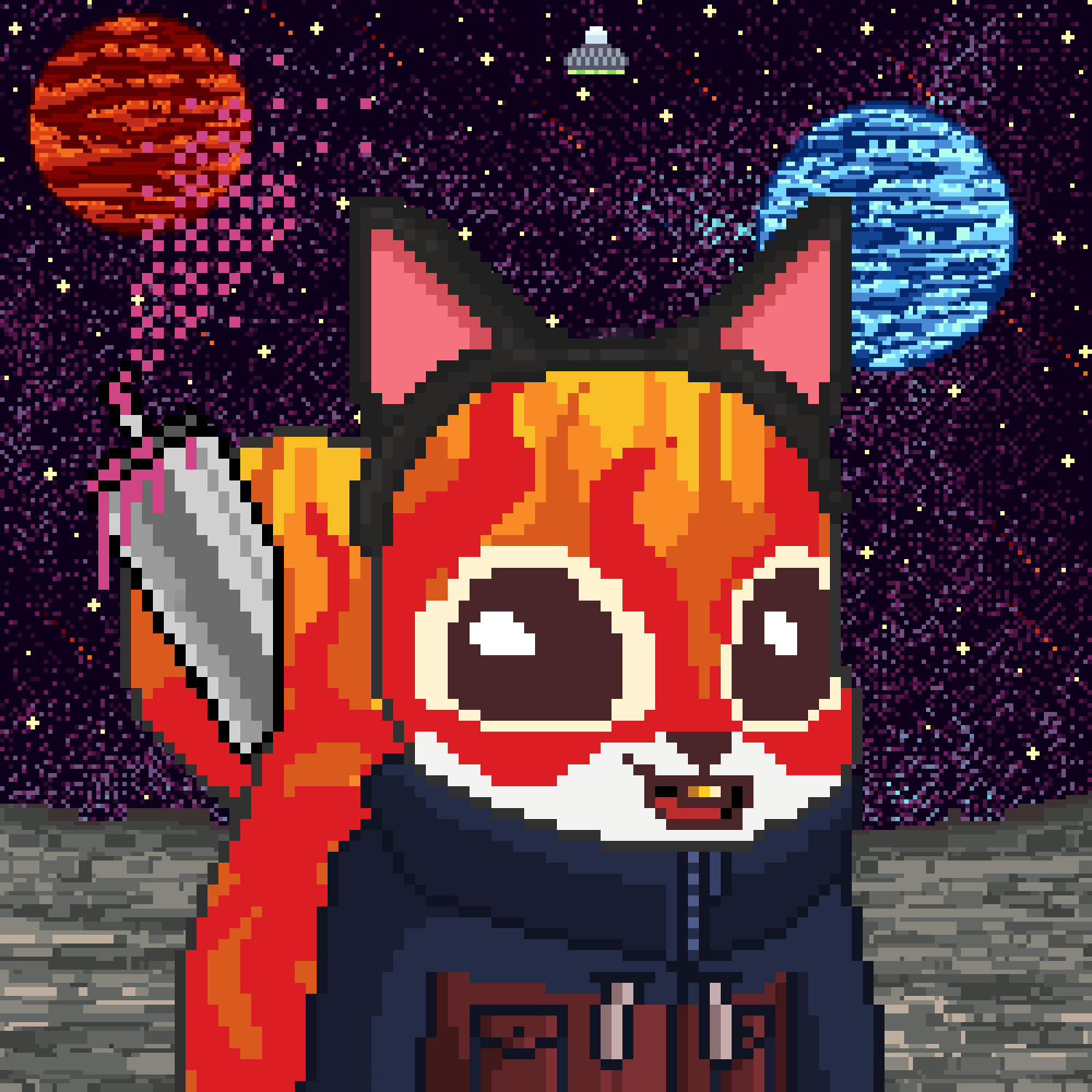 Pixel Squirrels #1476 NFT on Algorand