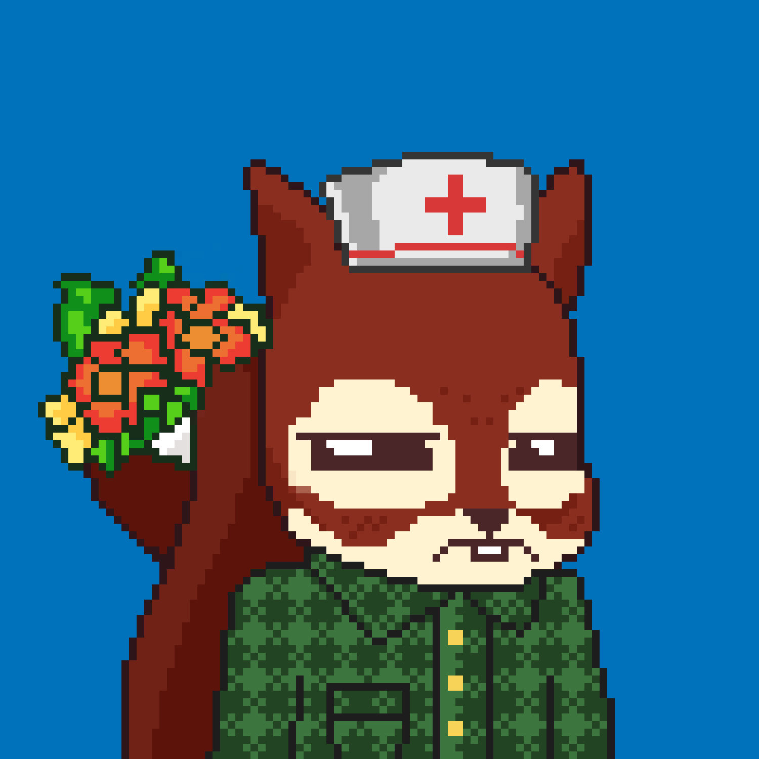 Pixel Squirrels #1487 NFT on Algorand