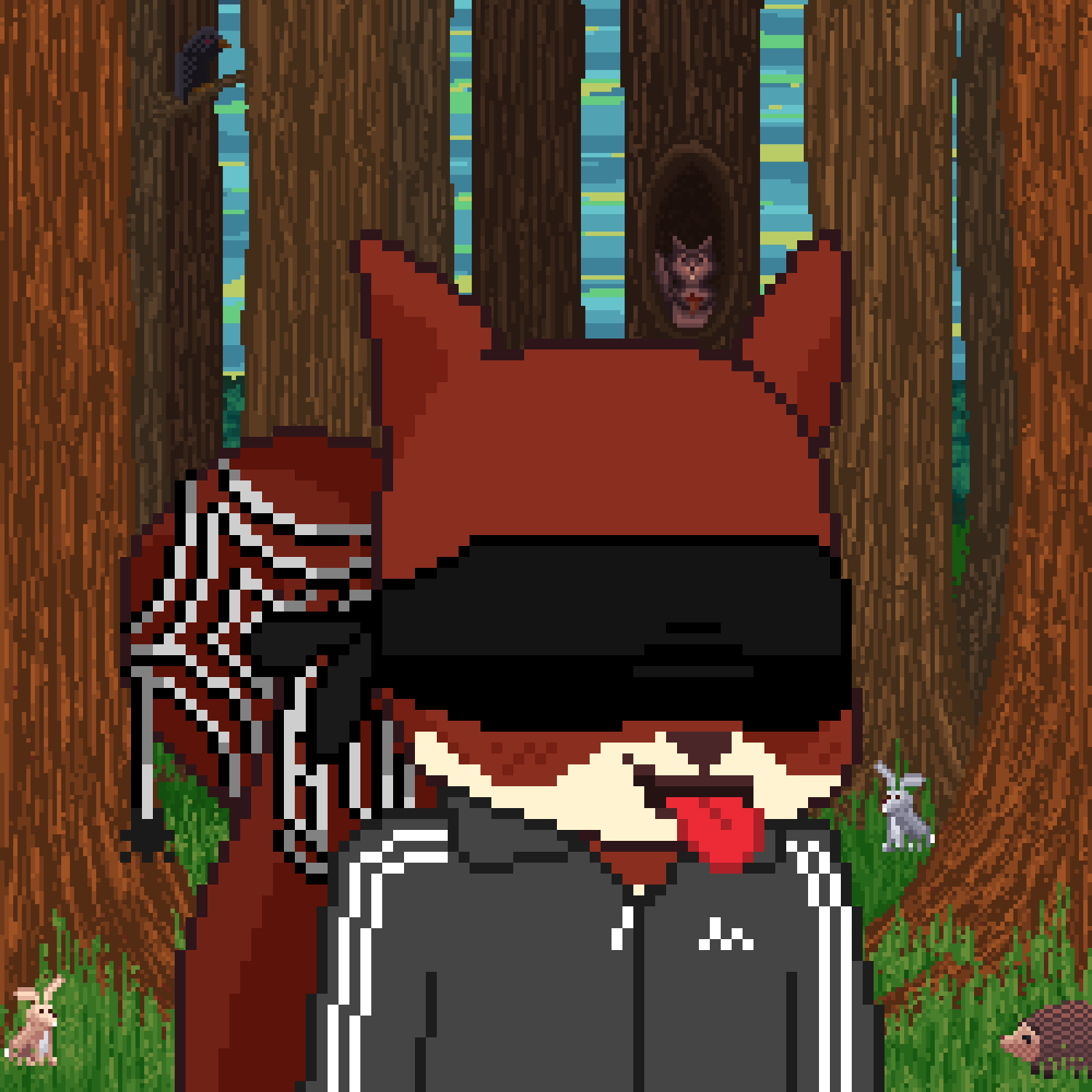 Pixel Squirrels #1489 NFT on Algorand