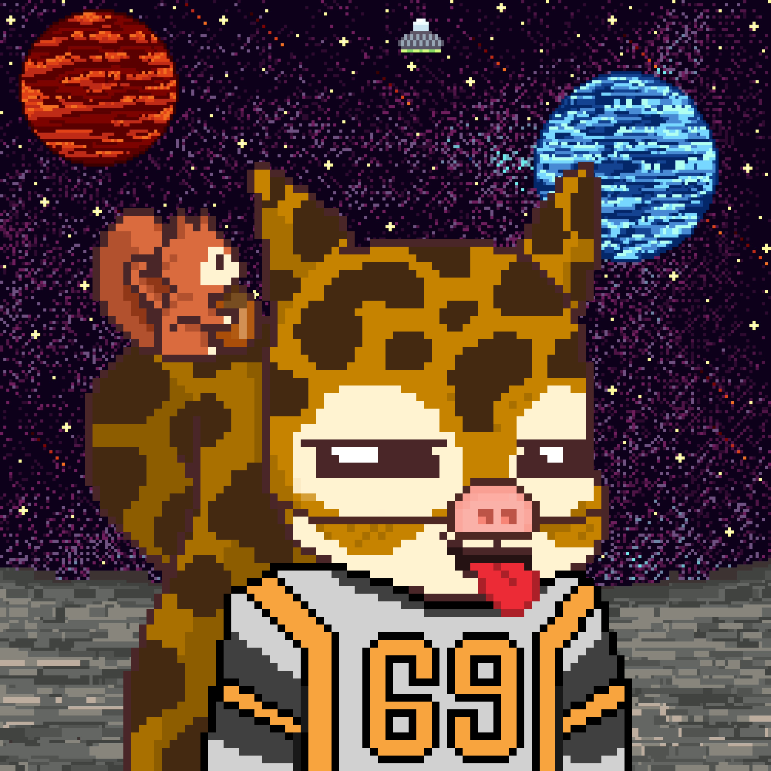 Pixel Squirrels #1512 NFT on Algorand