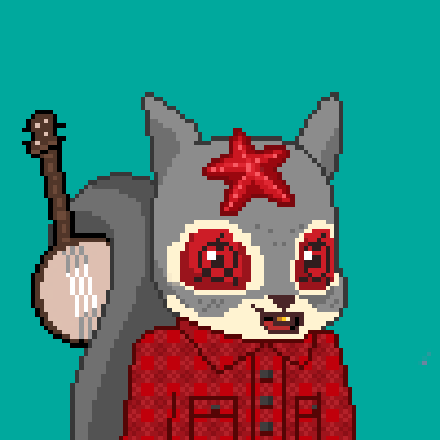 Pixel Squirrels #1534 NFT on Algorand