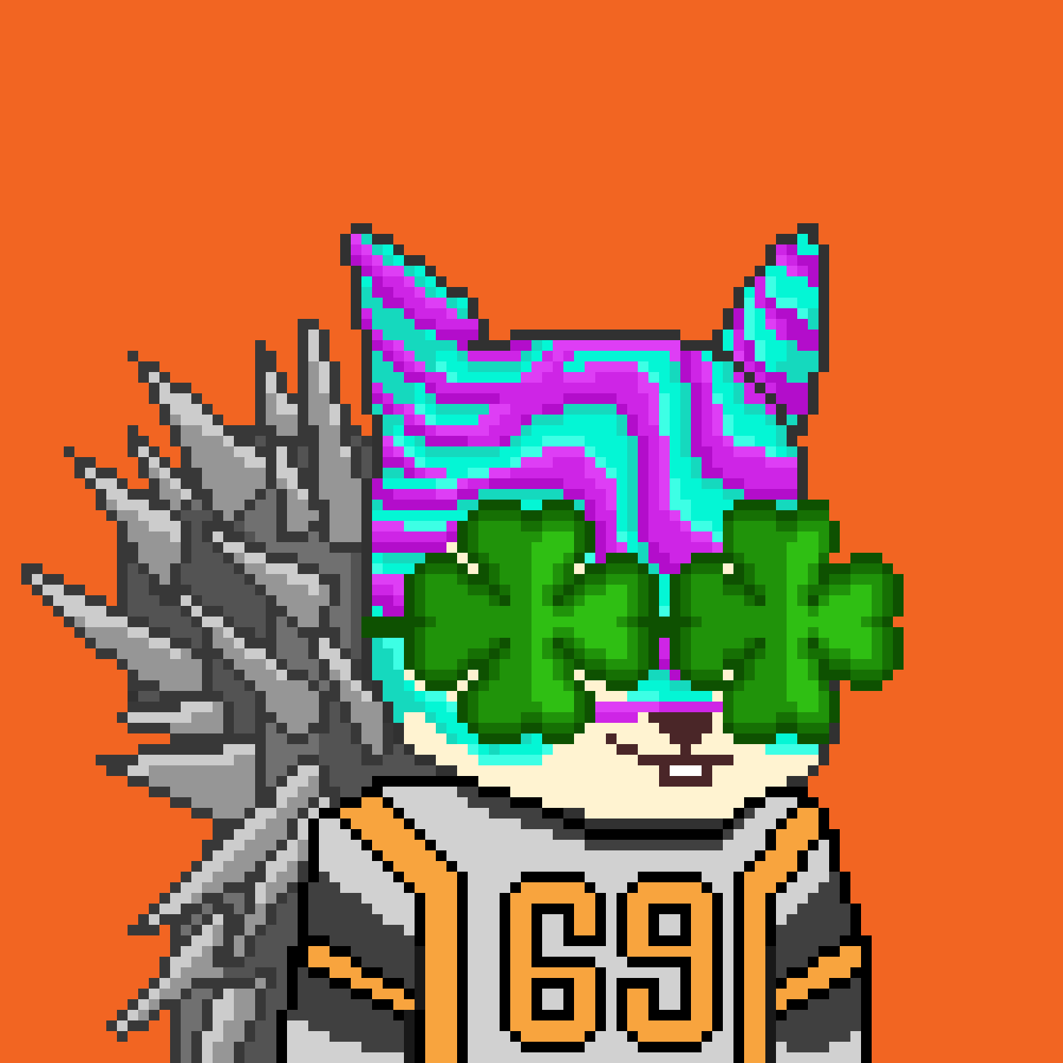 Pixel Squirrels #154 NFT on Algorand