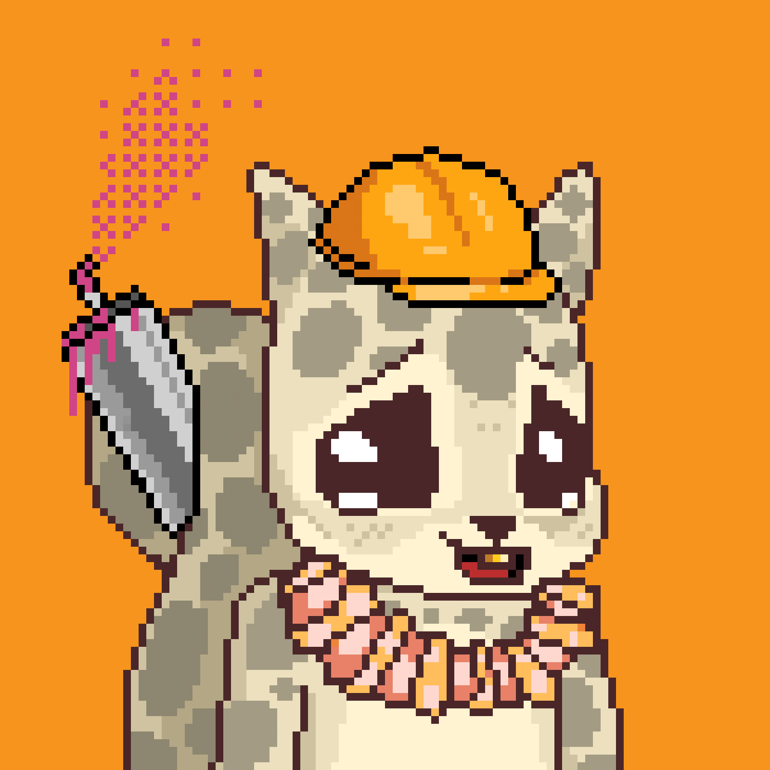 Pixel Squirrels #155 NFT on Algorand