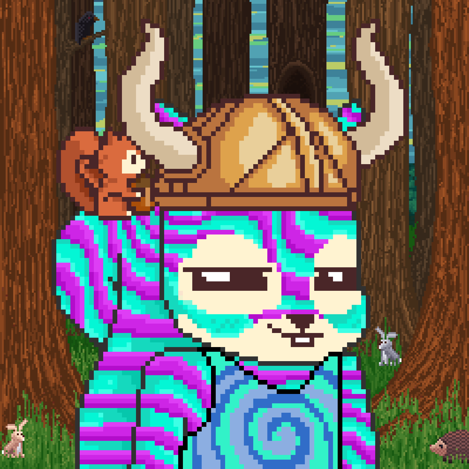 Pixel Squirrels #1562 NFT on Algorand