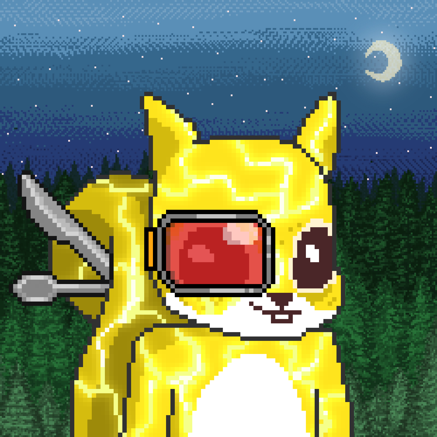 Pixel Squirrels #1565 NFT on Algorand