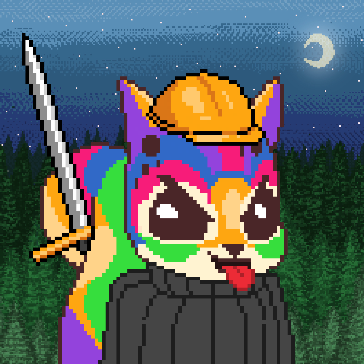 Pixel Squirrels #157 NFT on Algorand