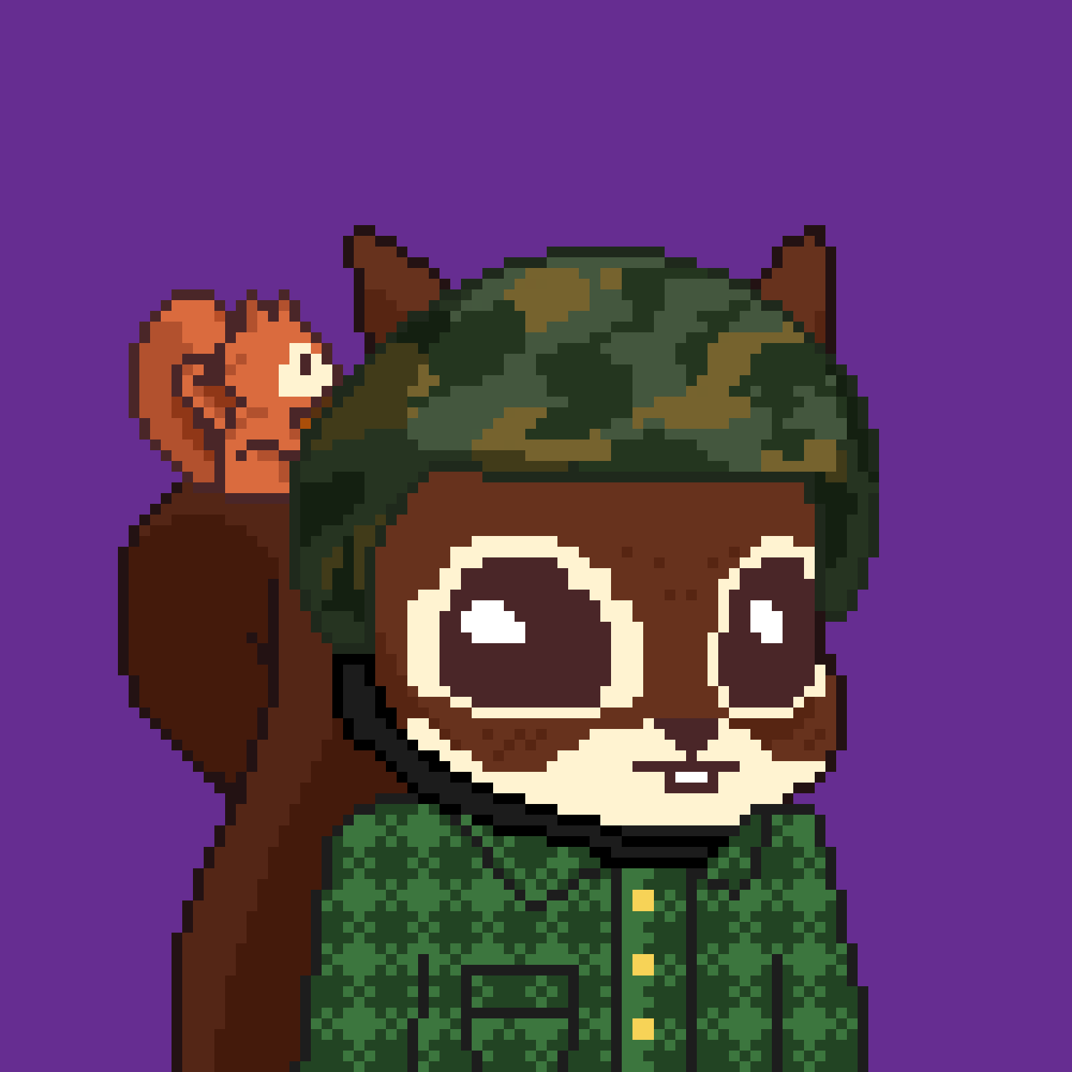 Pixel Squirrels #1572 NFT on Algorand