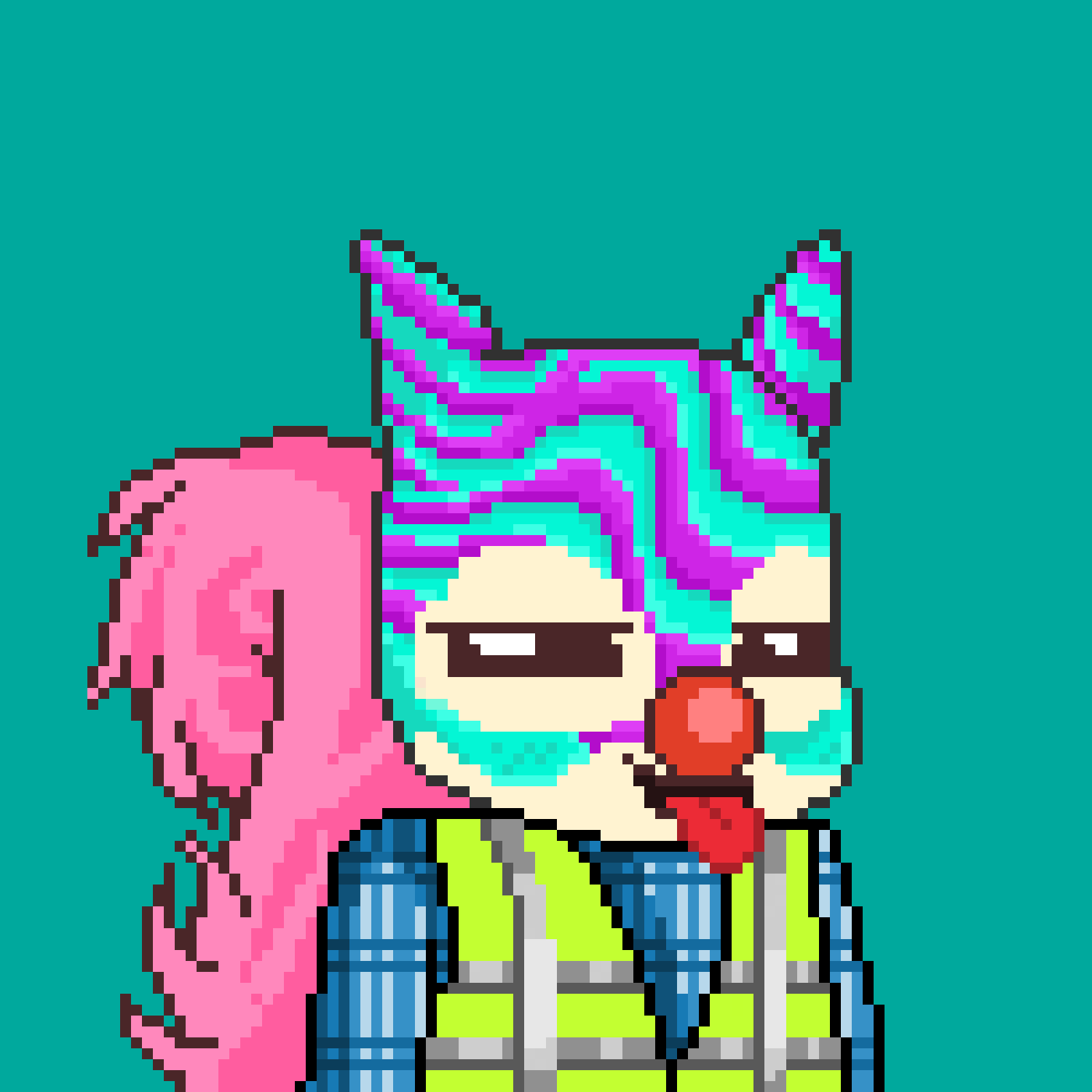 Pixel Squirrels #1580 NFT on Algorand