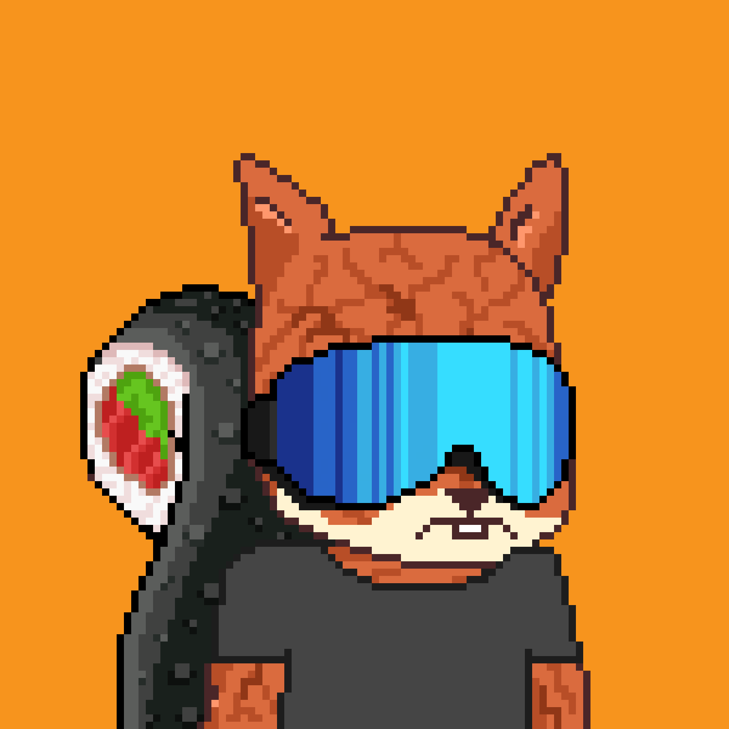 Pixel Squirrels #1587 NFT on Algorand