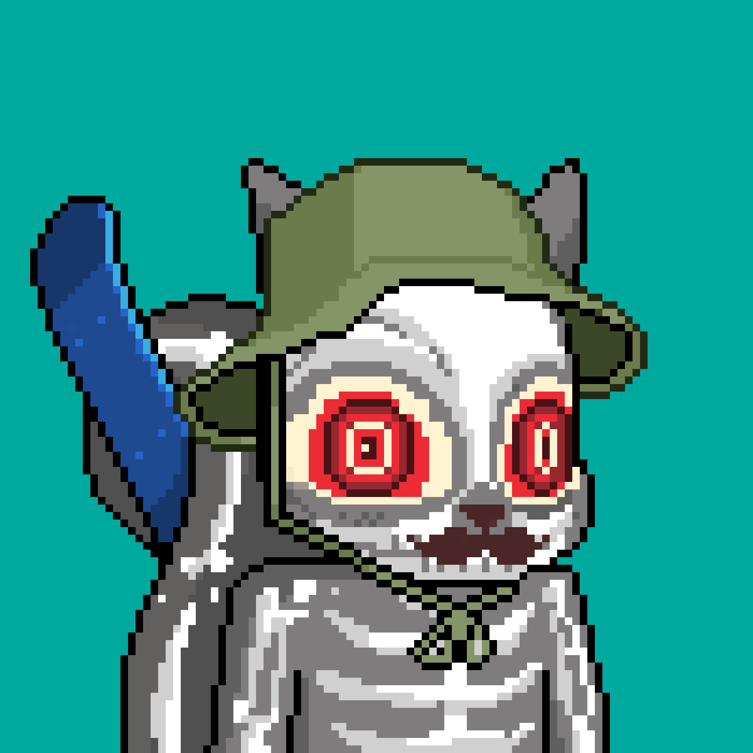 Pixel Squirrels #1596 NFT on Algorand