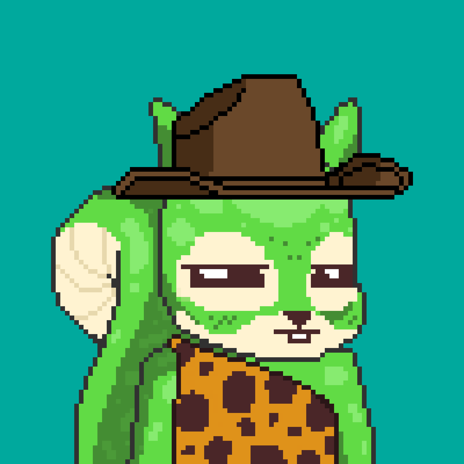 Pixel Squirrels #1607 NFT on Algorand