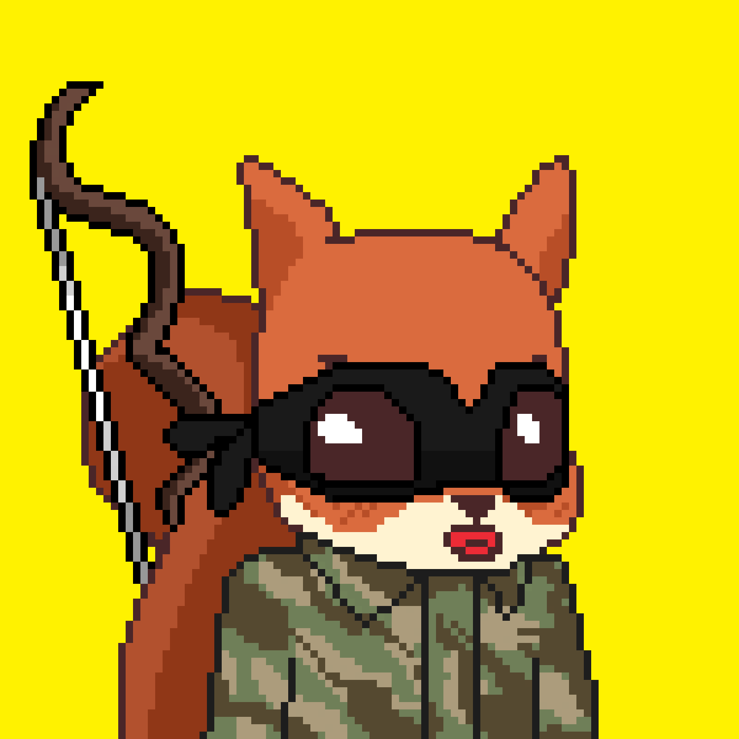 Pixel Squirrels #1612 NFT on Algorand