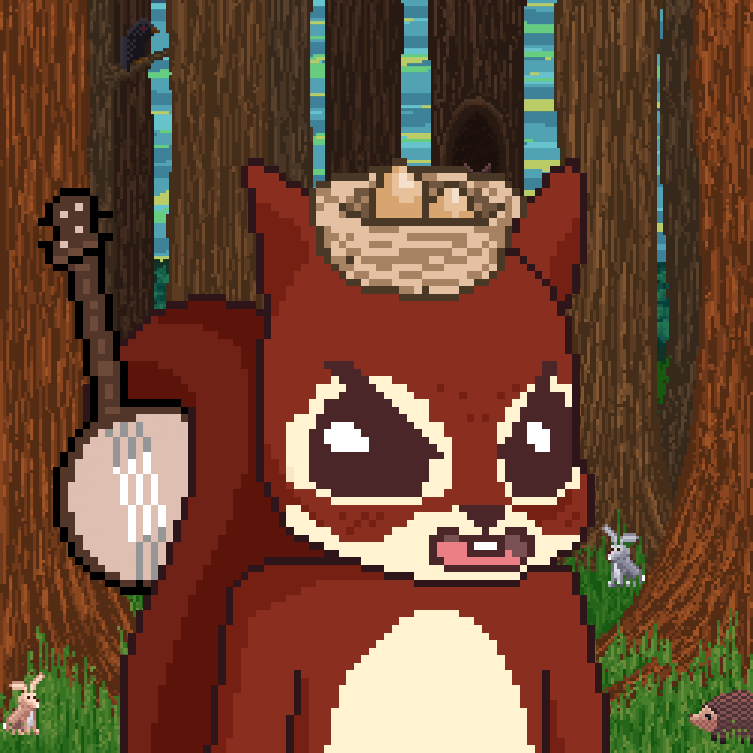 Pixel Squirrels #1662 NFT on Algorand